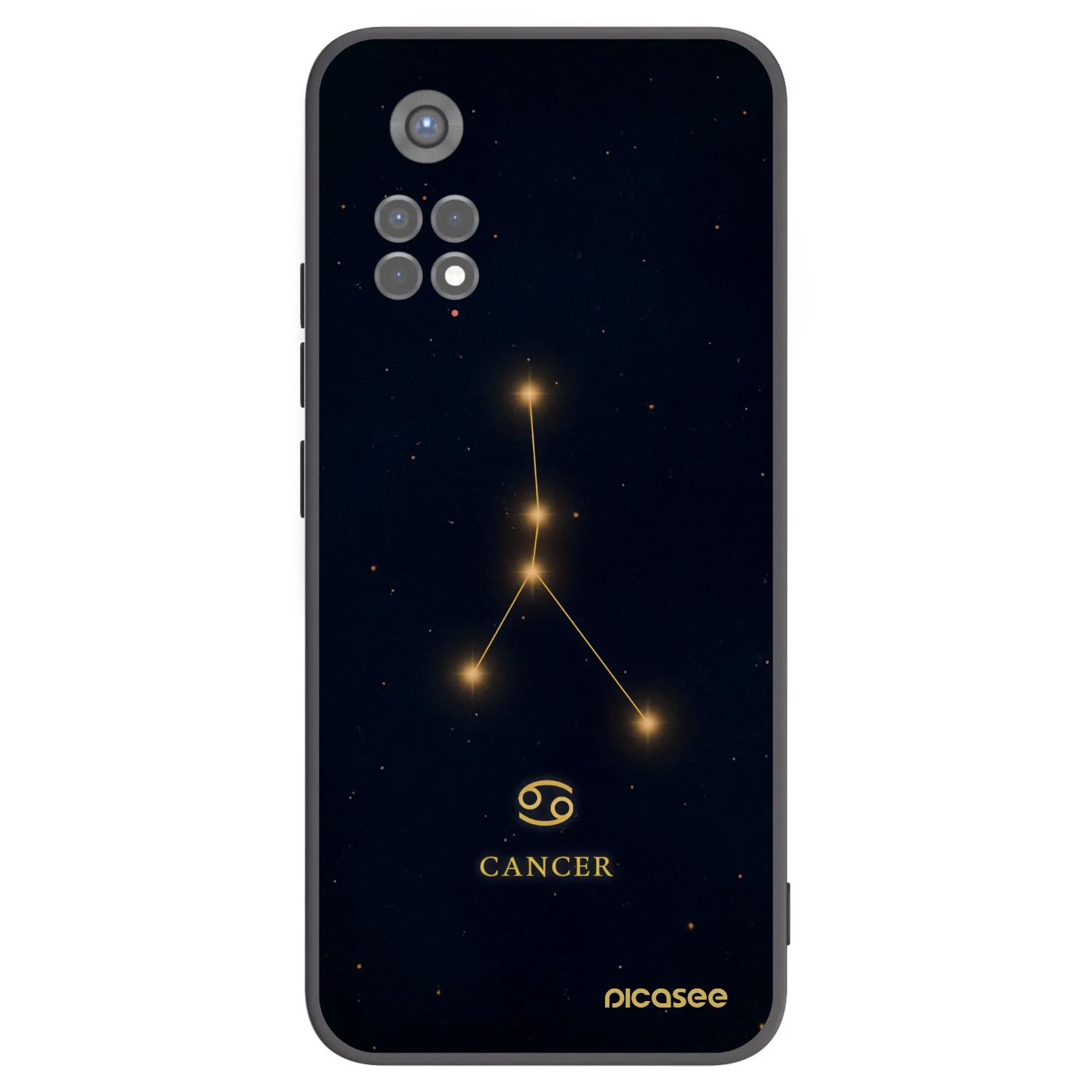Picasee silikonski črni ovitek za Xiaomi Redmi Note 11S 5G - CANCER