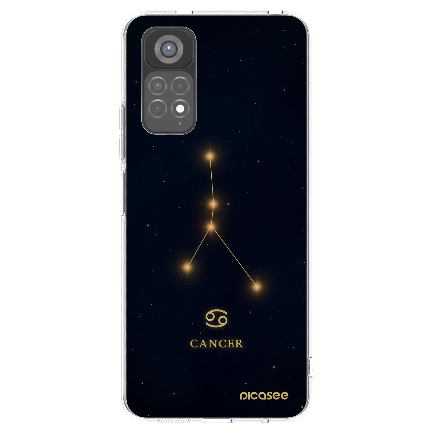 Picasee silikonski prozorni ovitek za Xiaomi Redmi Note 11S 5G - CANCER