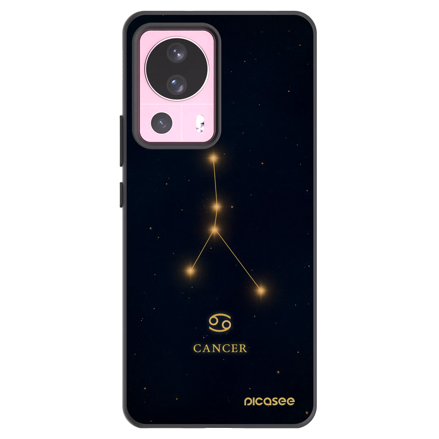 Picasee silikonski črni ovitek za Xiaomi 13 Lite - CANCER