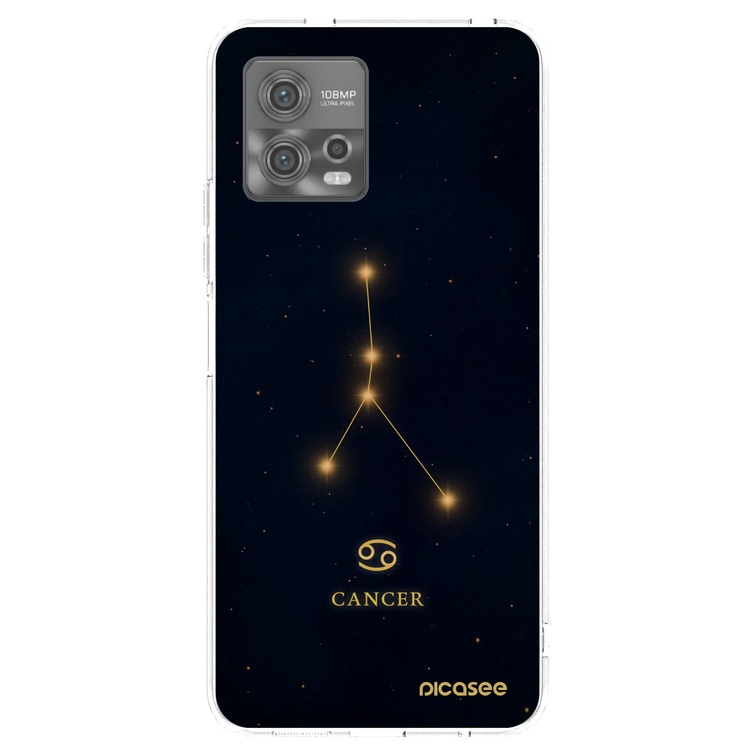 Picasee silikonski prozorni ovitek za Motorola Moto G72 - CANCER