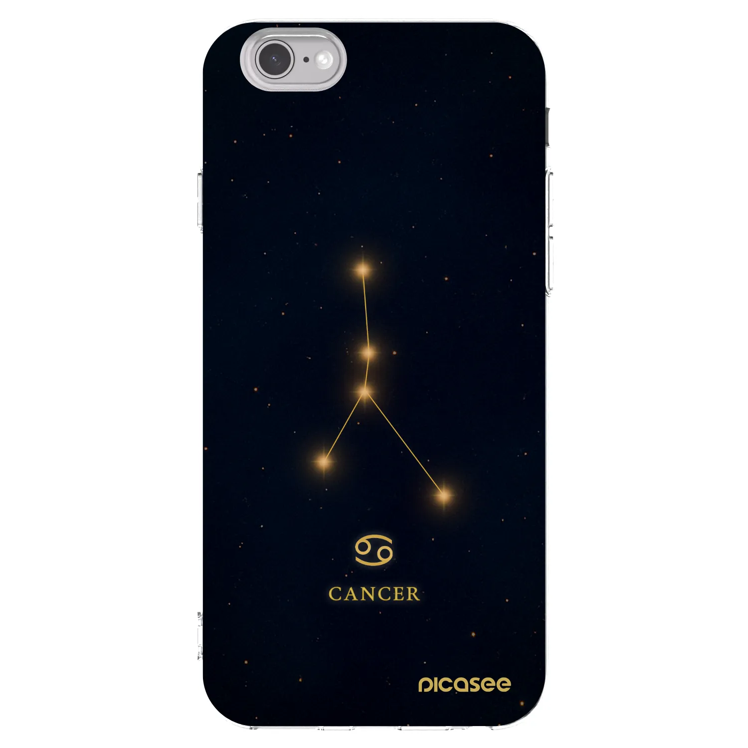 Picasee silikonski prozorni ovitek za Apple iPhone 6/6S - CANCER