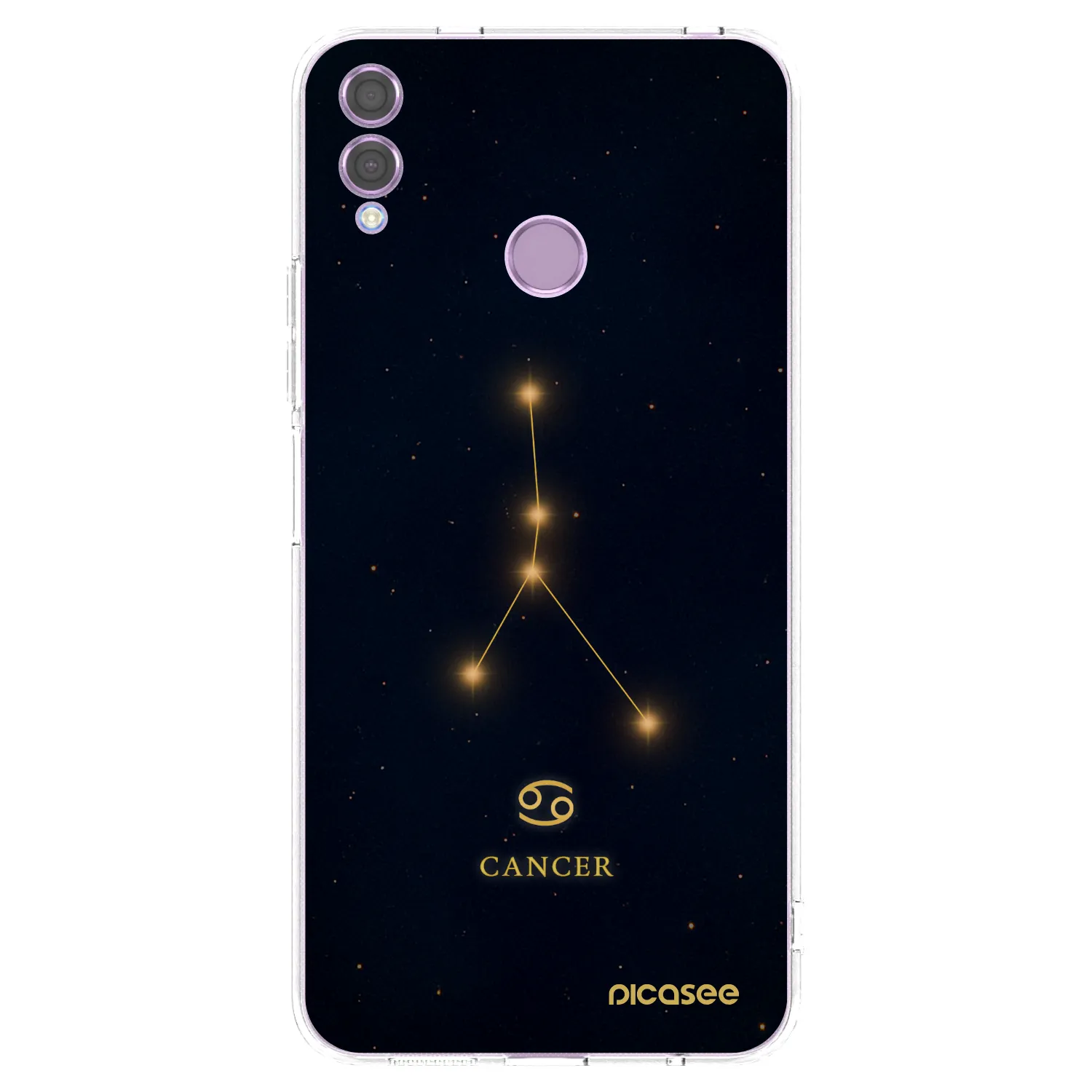 Picasee silikonski prozorni ovitek za Honor 8X - CANCER