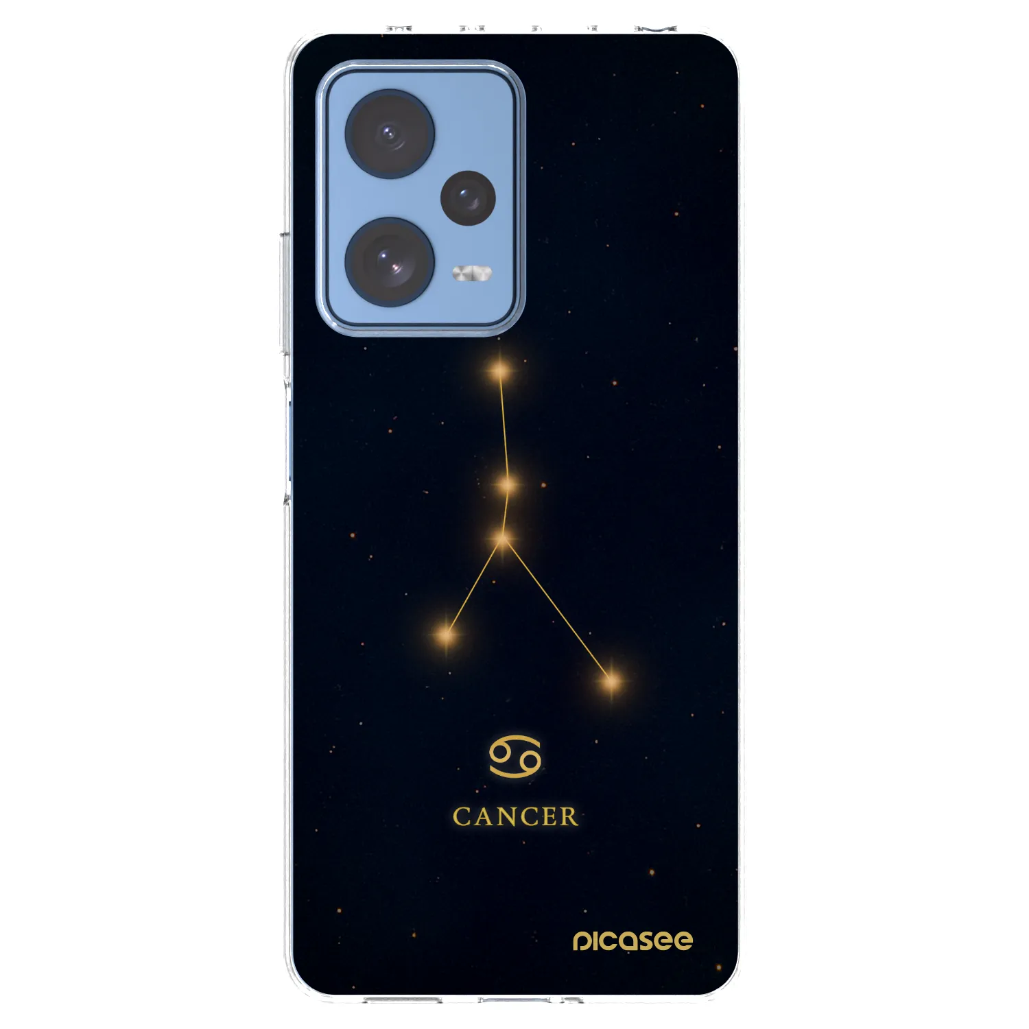 Picasee silikonski prozorni ovitek za Xiaomi Redmi Note 12 Pro 5G - CANCER