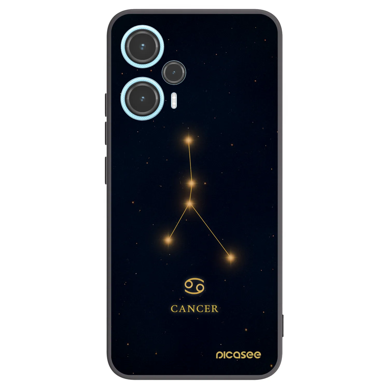 Picasee silikonski črni ovitek za Xiaomi Poco F5 - CANCER
