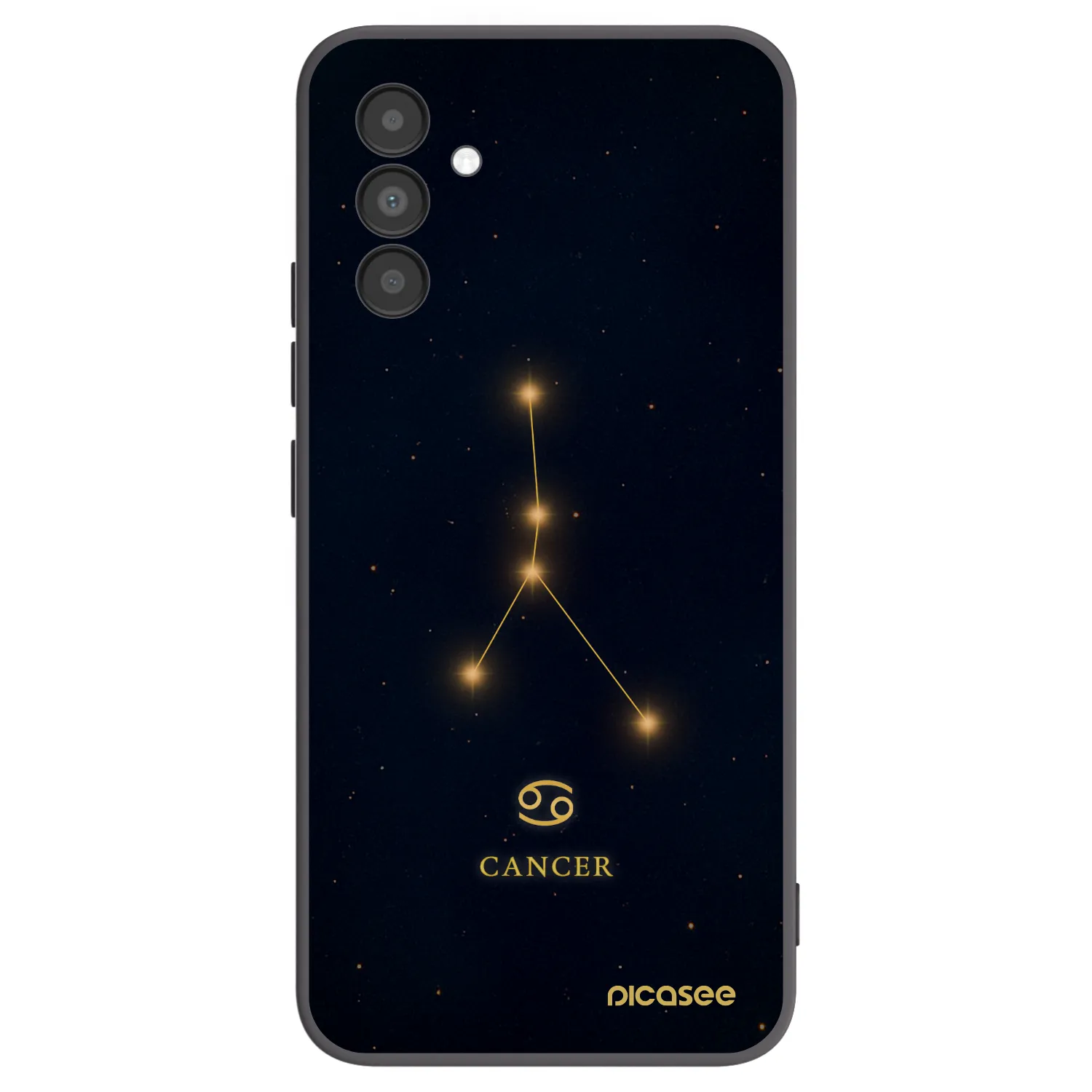 Picasee silikonski črni ovitek za Samsung Galaxy A04s A047F - CANCER