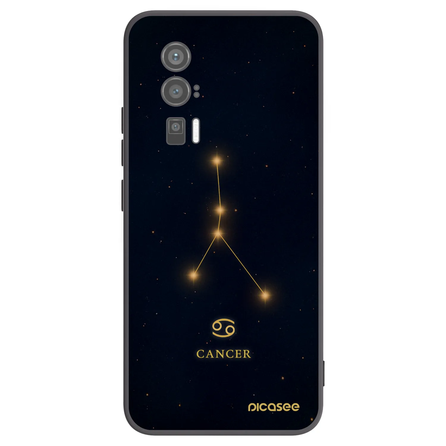 Picasee silikonski črni ovitek za Xiaomi Poco F5 Pro 5G - CANCER