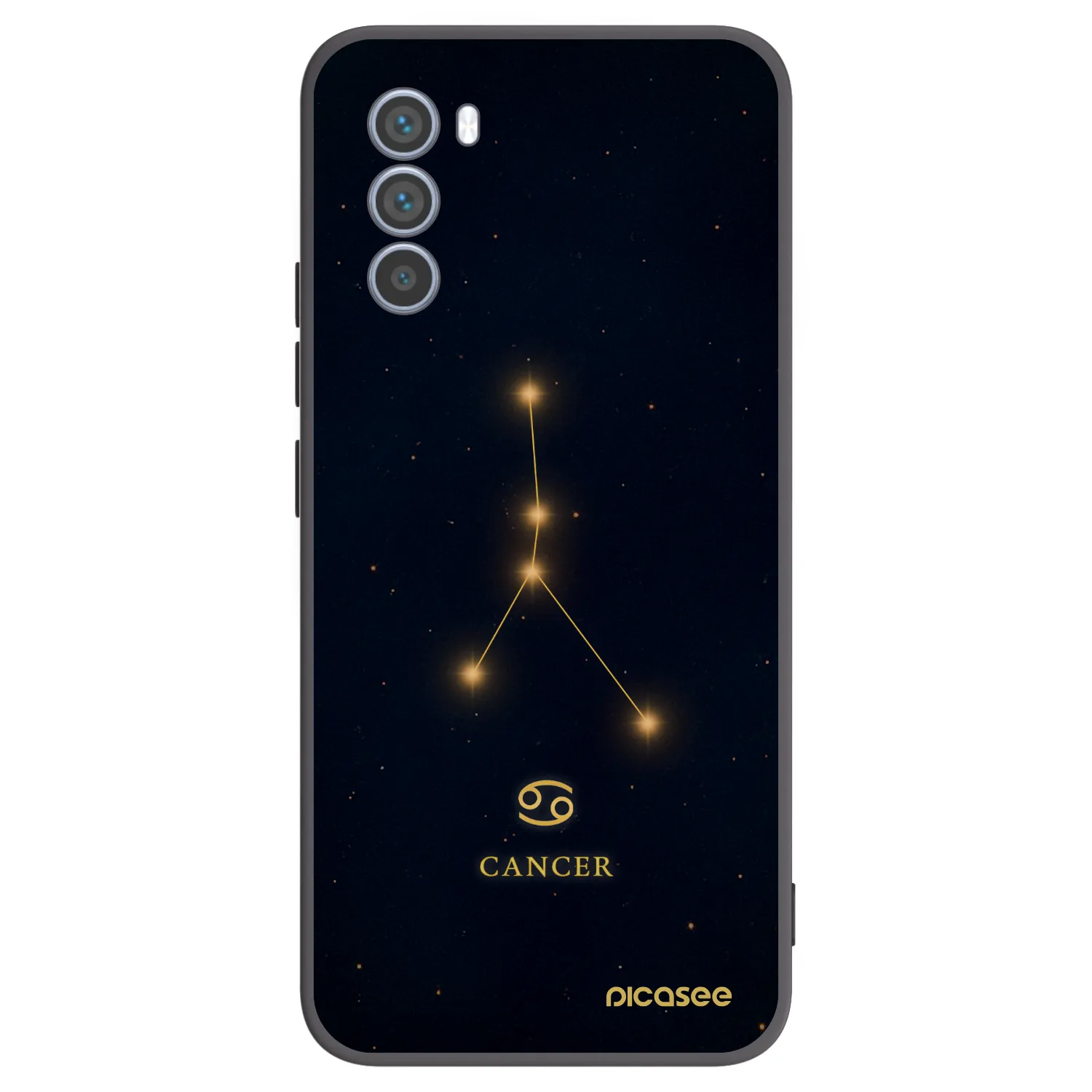 Picasee silikonski črni ovitek za Motorola Moto G62 - CANCER
