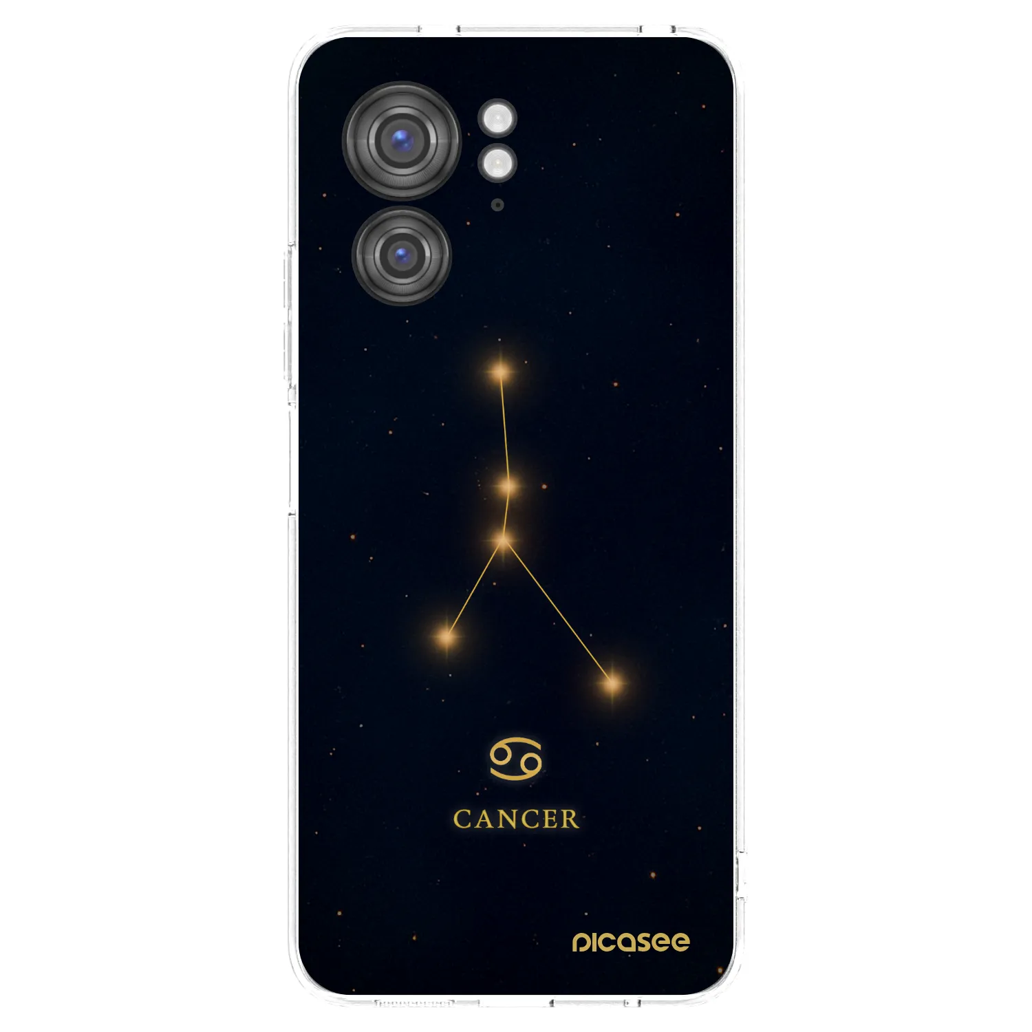 Picasee silikonski prozorni ovitek za Motorola Edge 40 - CANCER