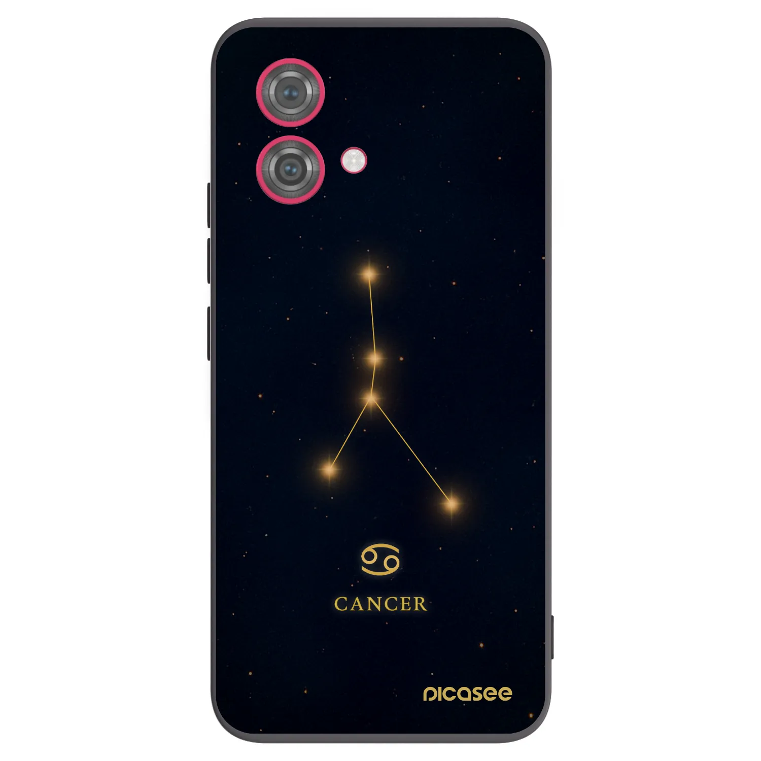 Picasee silikonski črni ovitek za Motorola Moto G84 5G - CANCER