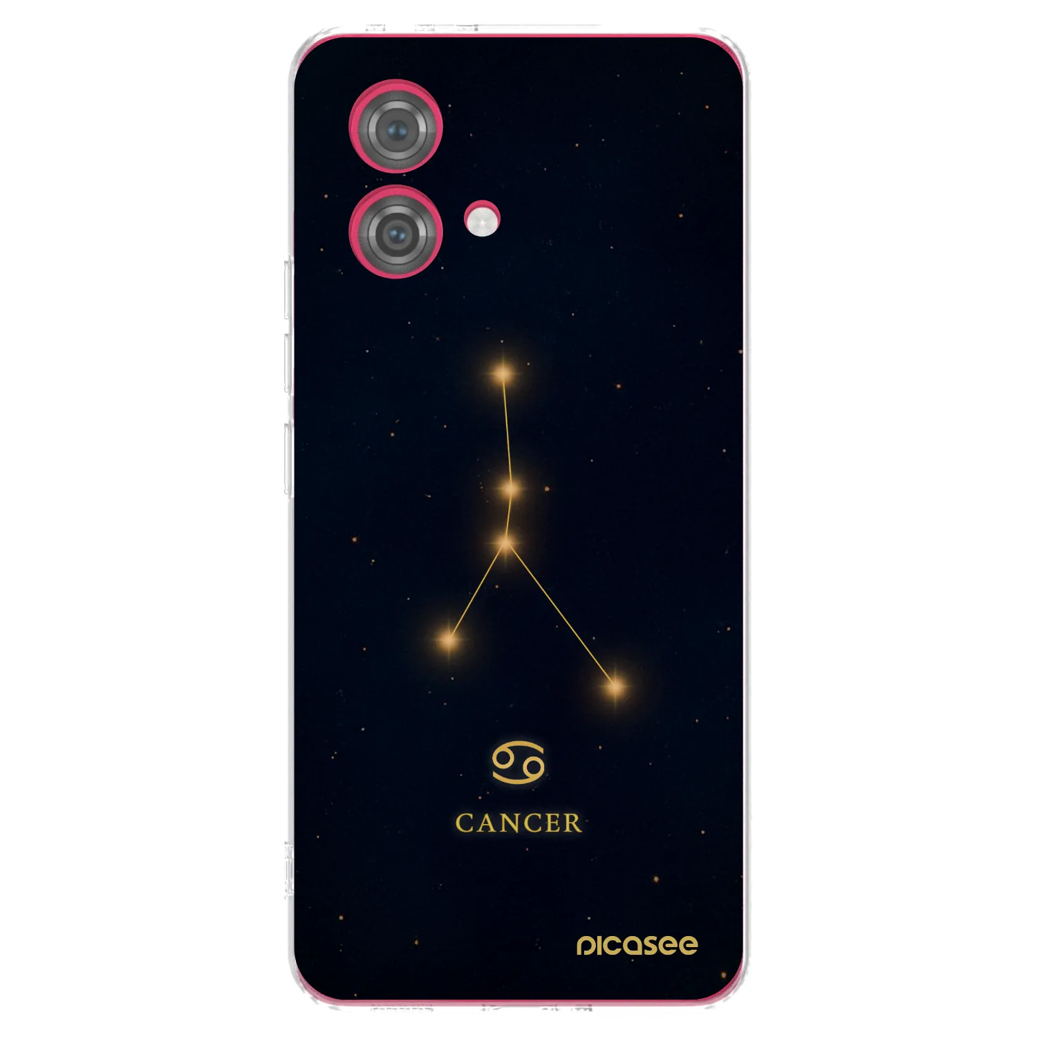 Picasee silikonski prozorni ovitek za Motorola Moto G84 5G - CANCER