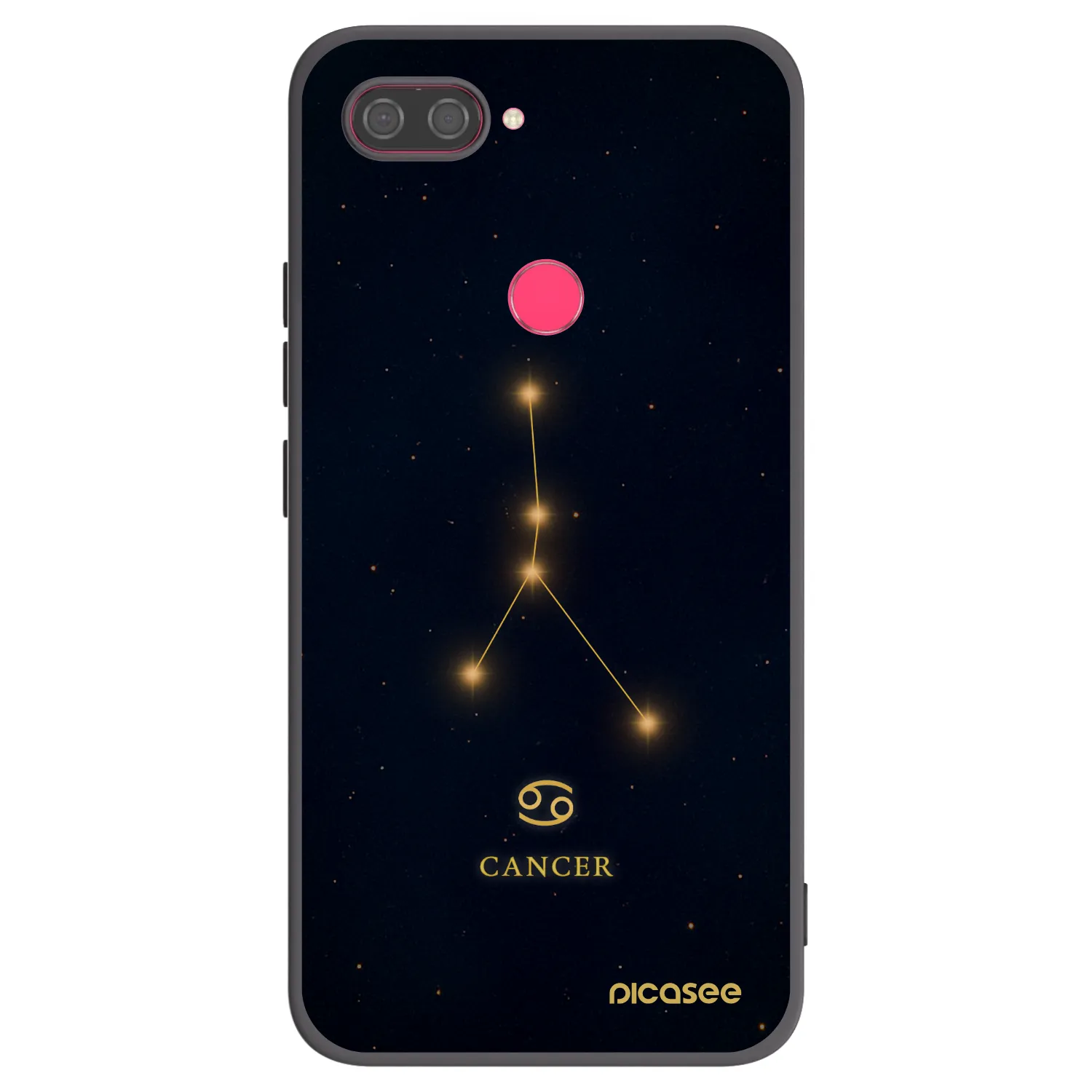 Picasee silikonski črni ovitek za Xiaomi Mi 8 Lite - CANCER