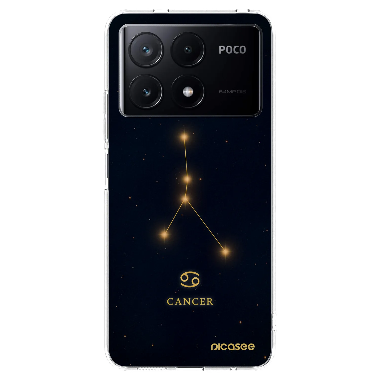 Picasee silikonski prozorni ovitek za Xiaomi Poco X6 Pro - CANCER