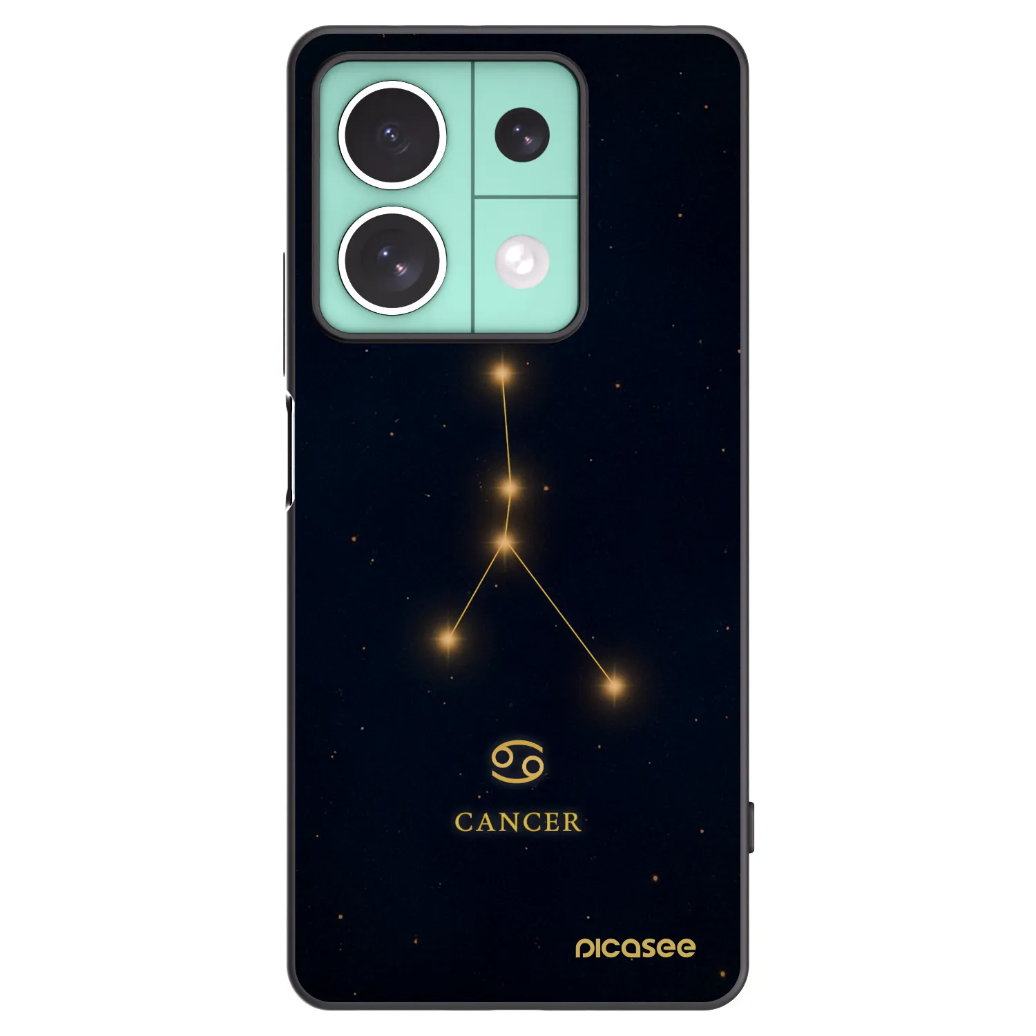 Picasee silikonski črni ovitek za Xiaomi Redmi Note 13 5G - CANCER