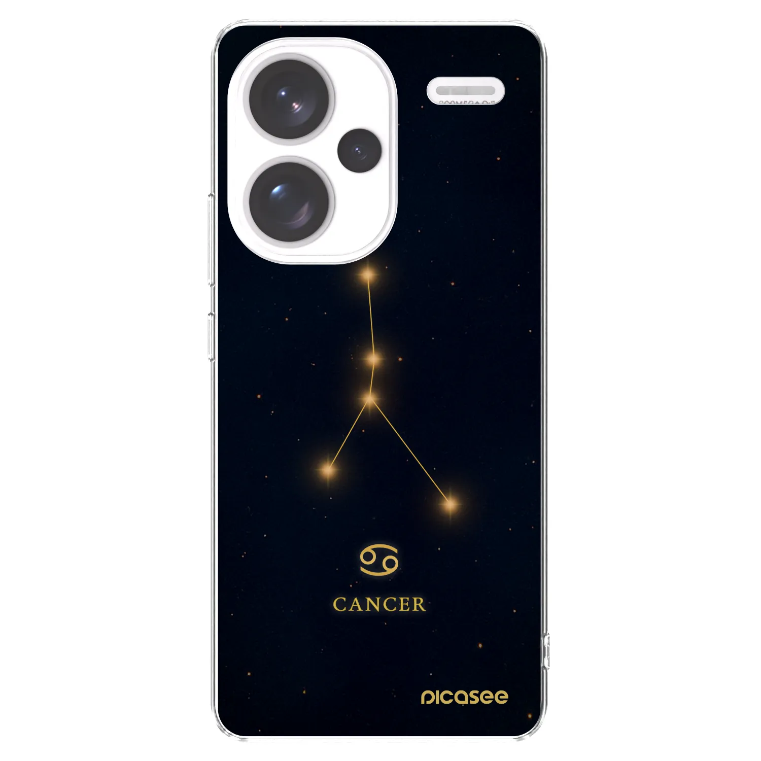 Picasee silikonski prozorni ovitek za Xiaomi Redmi Note 13 Pro+ 5G - CANCER