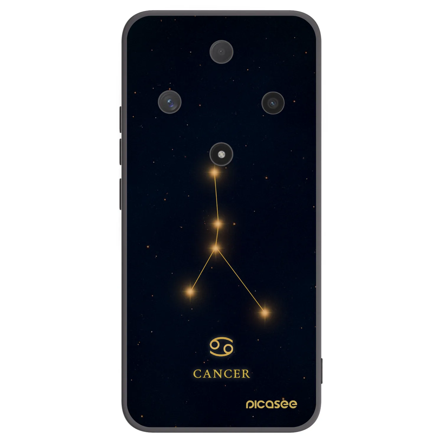 Picasee silikonski črni ovitek za Honor Magic6 Lite 5G - CANCER