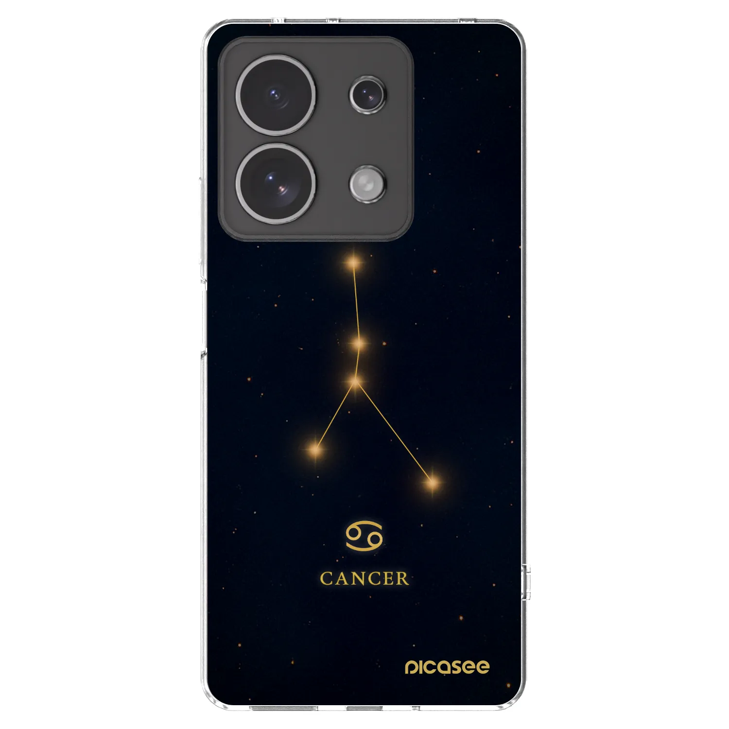 Picasee silikonski prozorni ovitek za Xiaomi Redmi Note 13 4G - CANCER