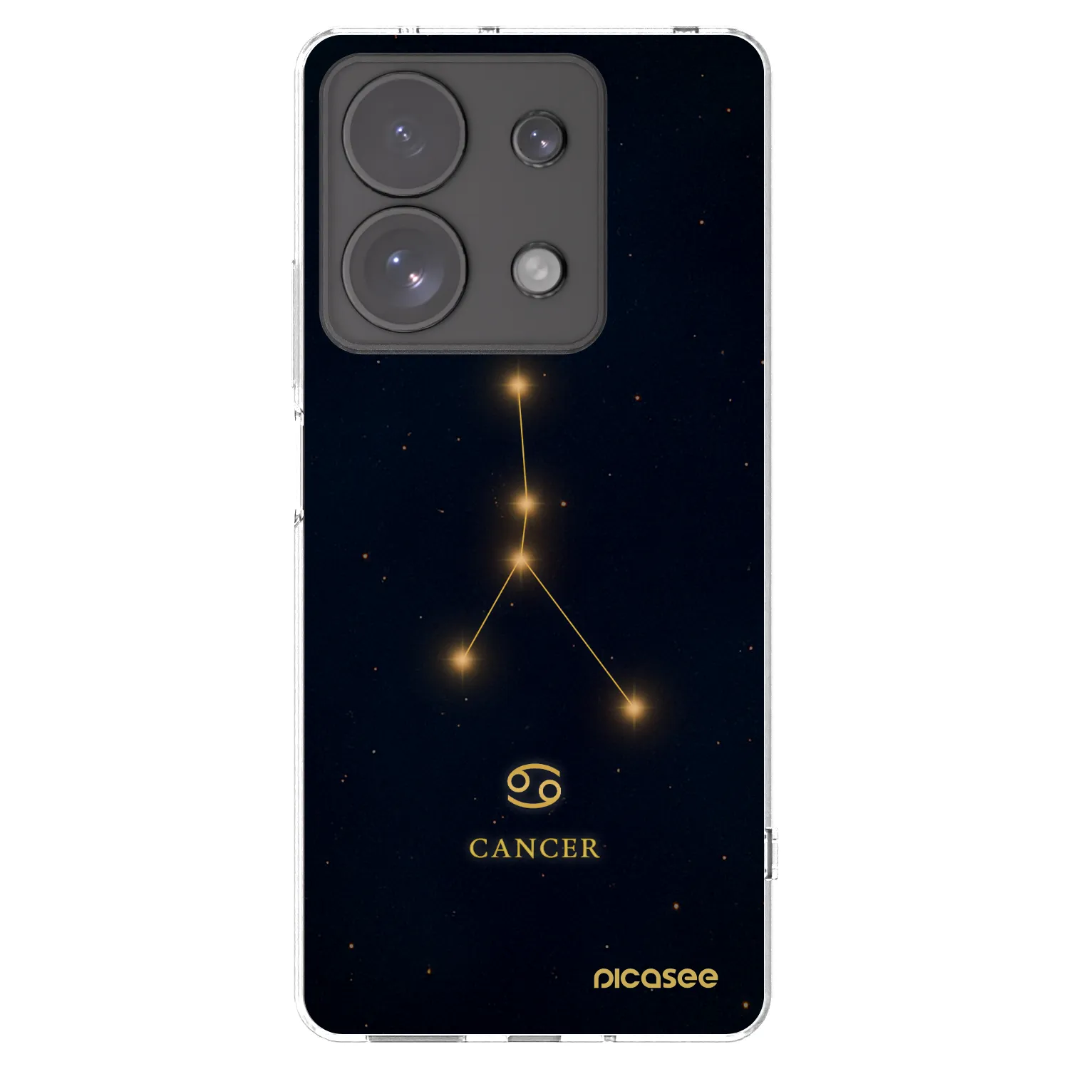 Picasee silikonski prozorni ovitek za Xiaomi Redmi Note 13 Pro 4G - CANCER