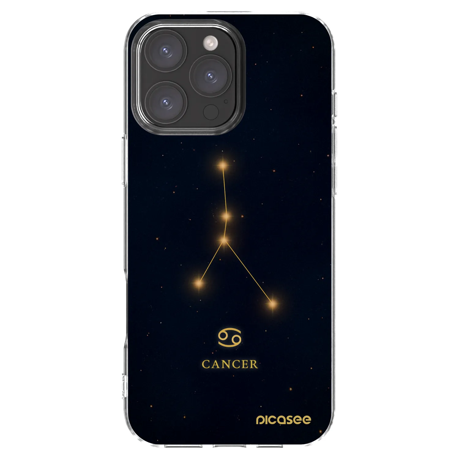 Picasee silikonski prozorni ovitek za Apple iPhone 16 Pro Max - CANCER