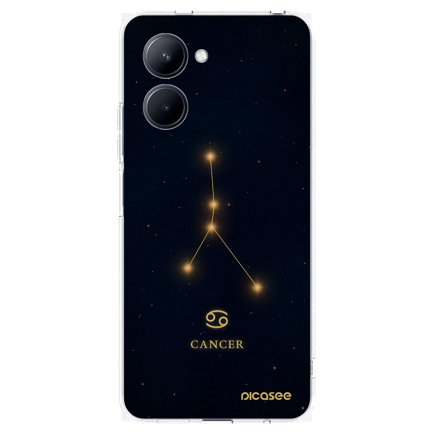 Picasee silikonski prozorni ovitek za Realme C33 (2023) - CANCER