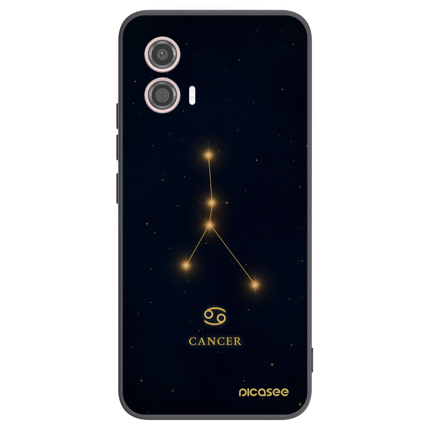 Picasee silikonski črni ovitek za Motorola Moto G53 5G - CANCER