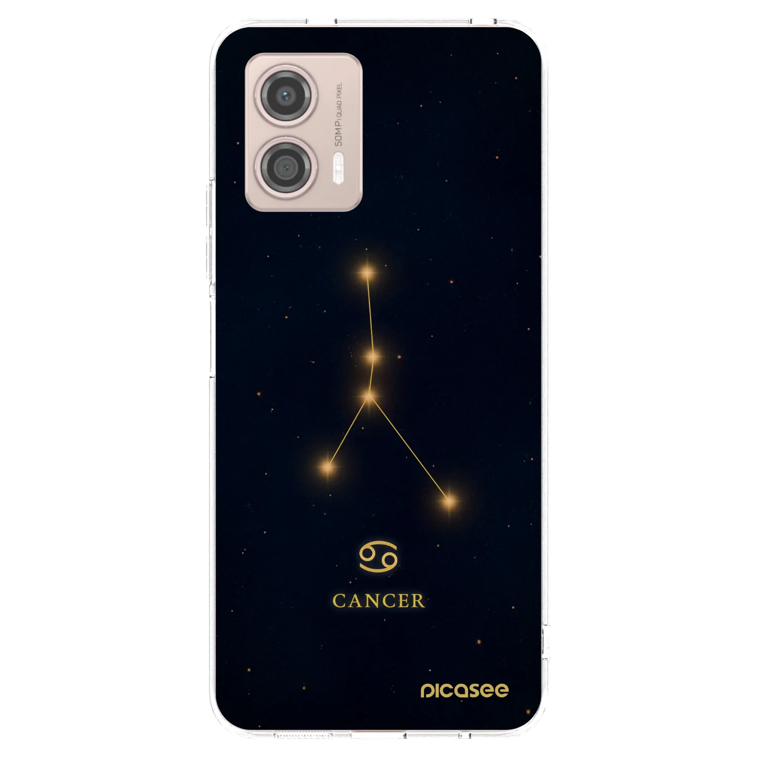 Picasee silikonski prozorni ovitek za Motorola Moto G53 5G - CANCER