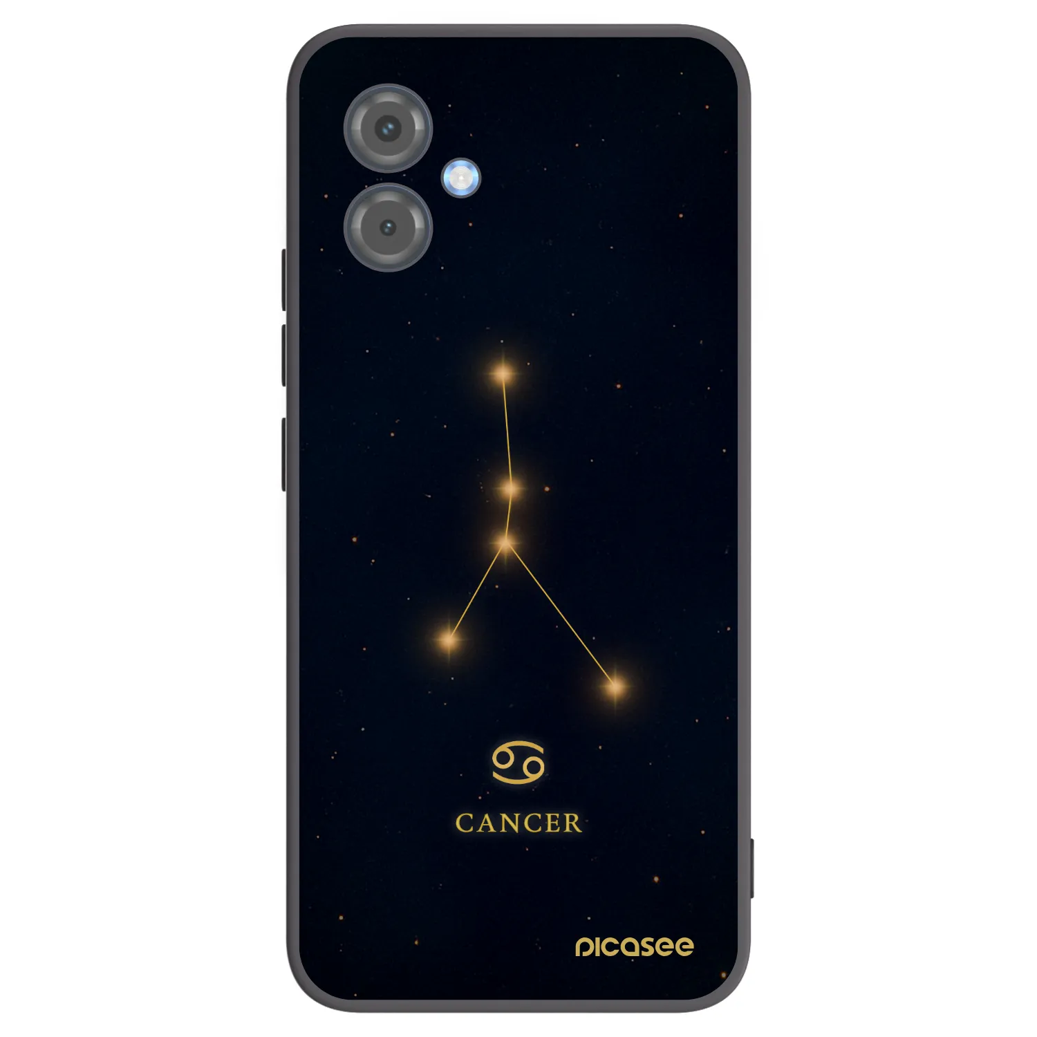 Picasee silikonski črni ovitek za Motorola Moto G14 - CANCER