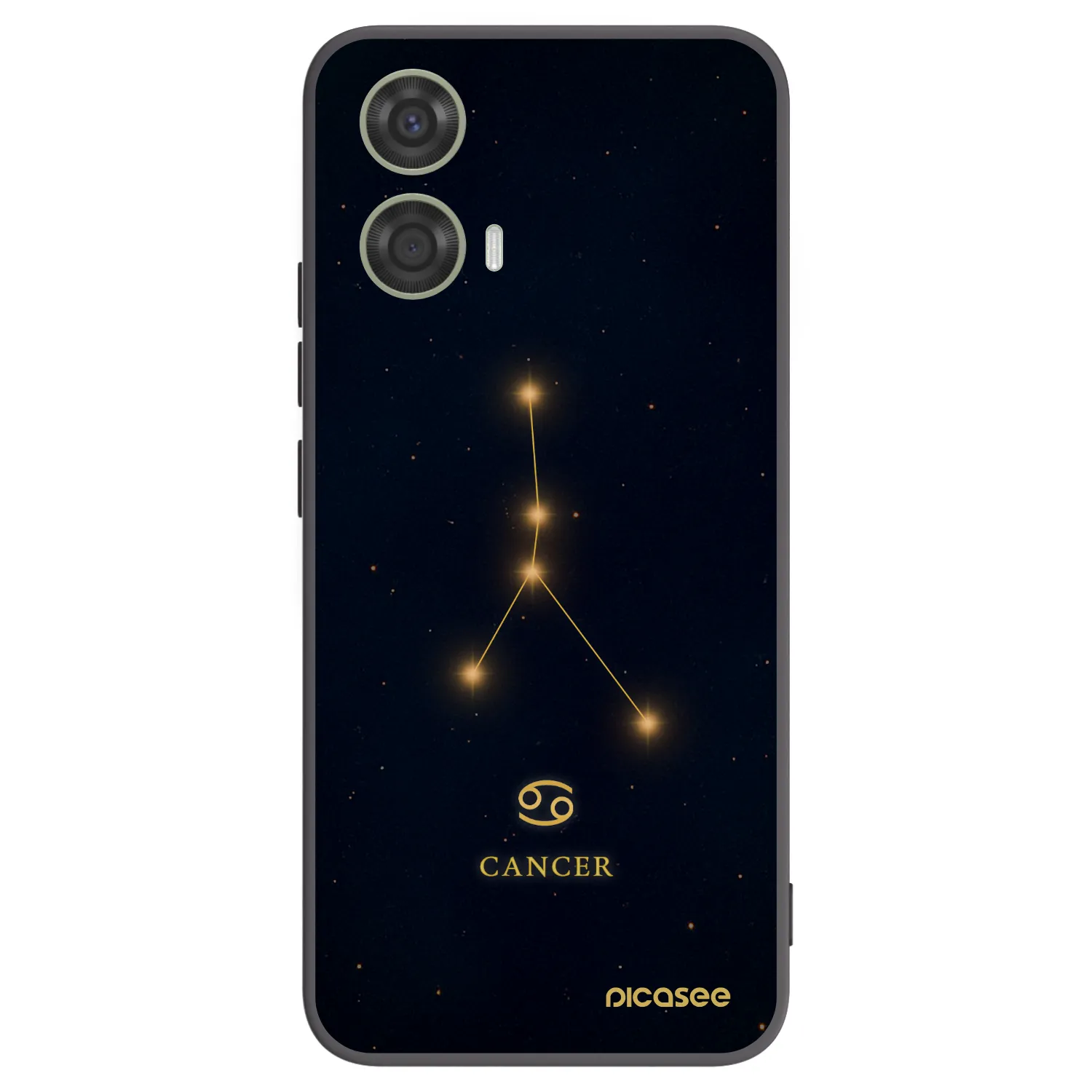 Picasee silikonski črni ovitek za Motorola Moto G24 - CANCER