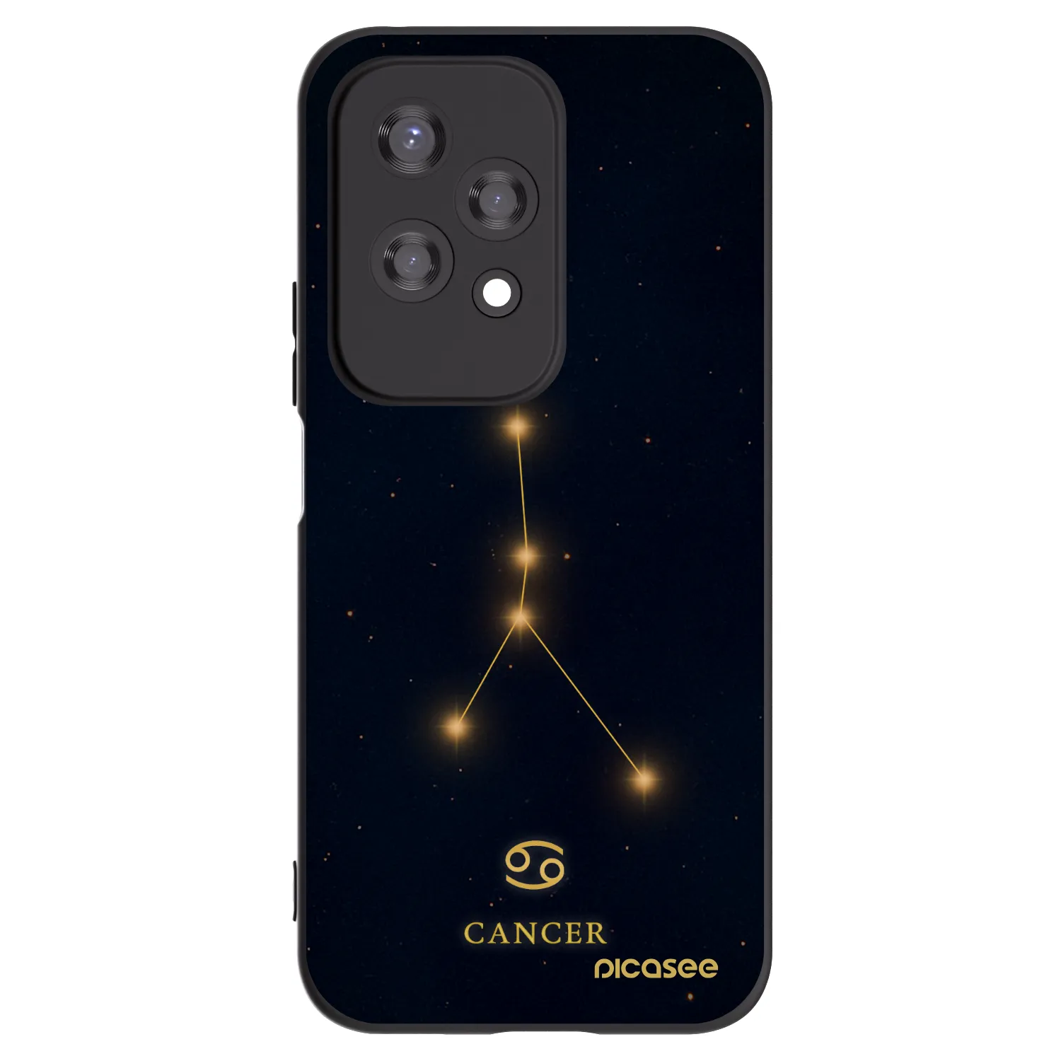 Picasee silikonski črni ovitek za Honor 200 Lite - CANCER