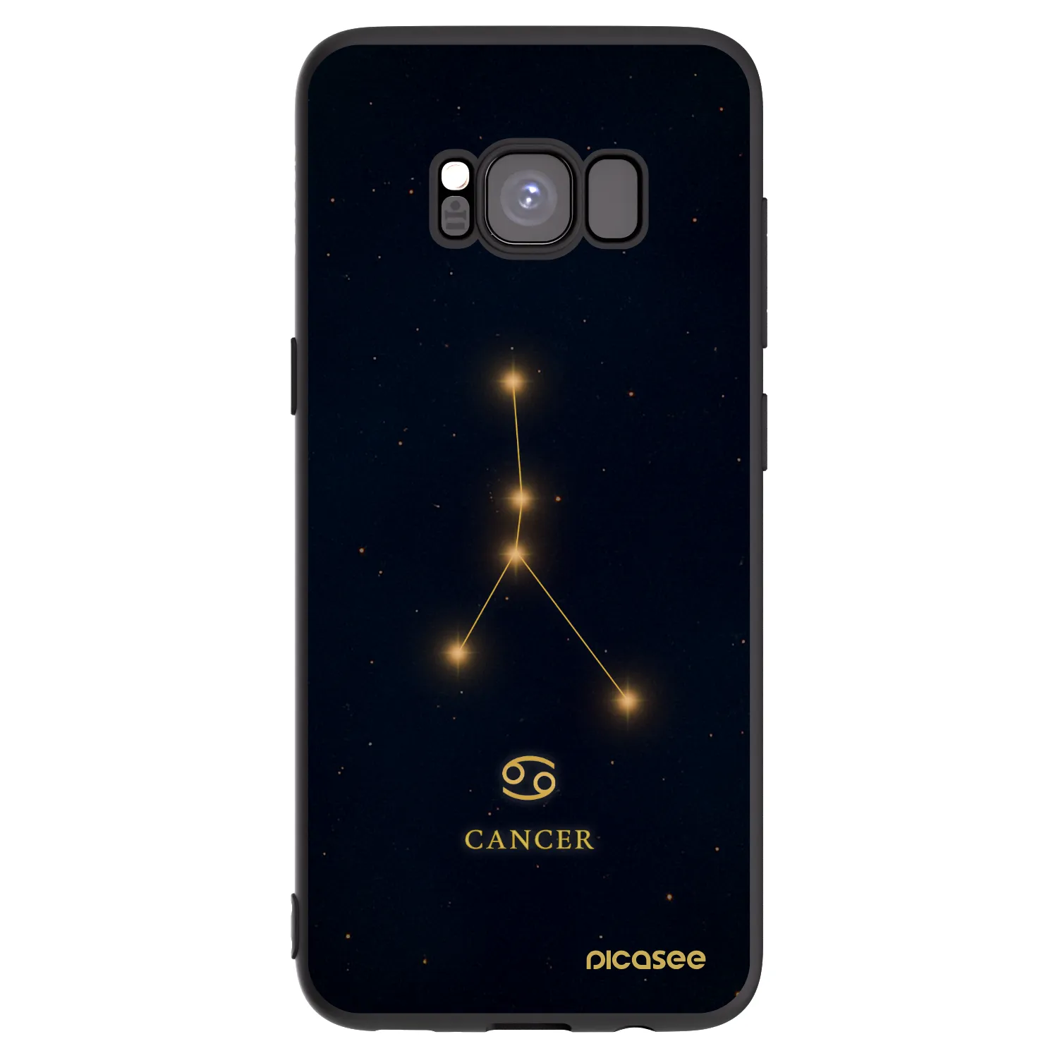 Picasee silikonski črni ovitek za Samsung Galaxy A73 5G - CANCER