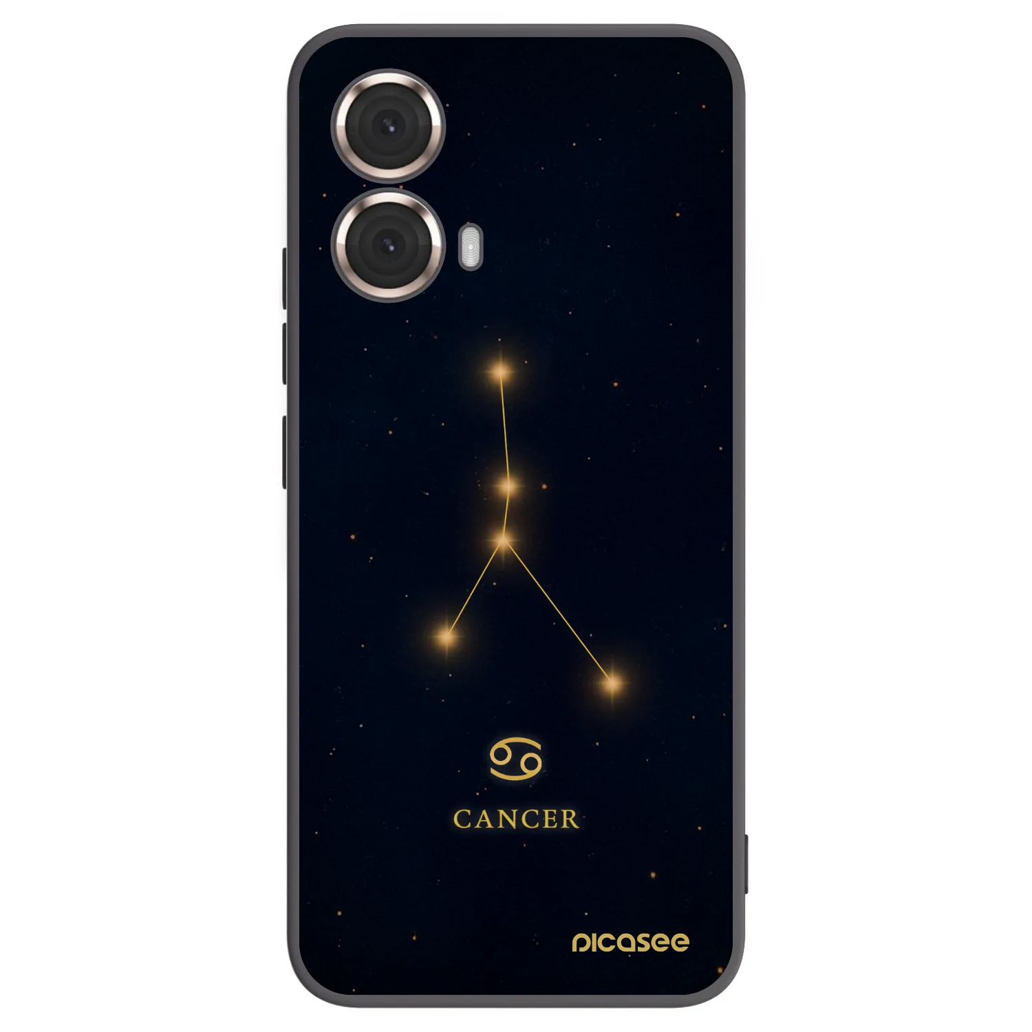 Picasee silikonski črni ovitek za Motorola Moto G85 - CANCER