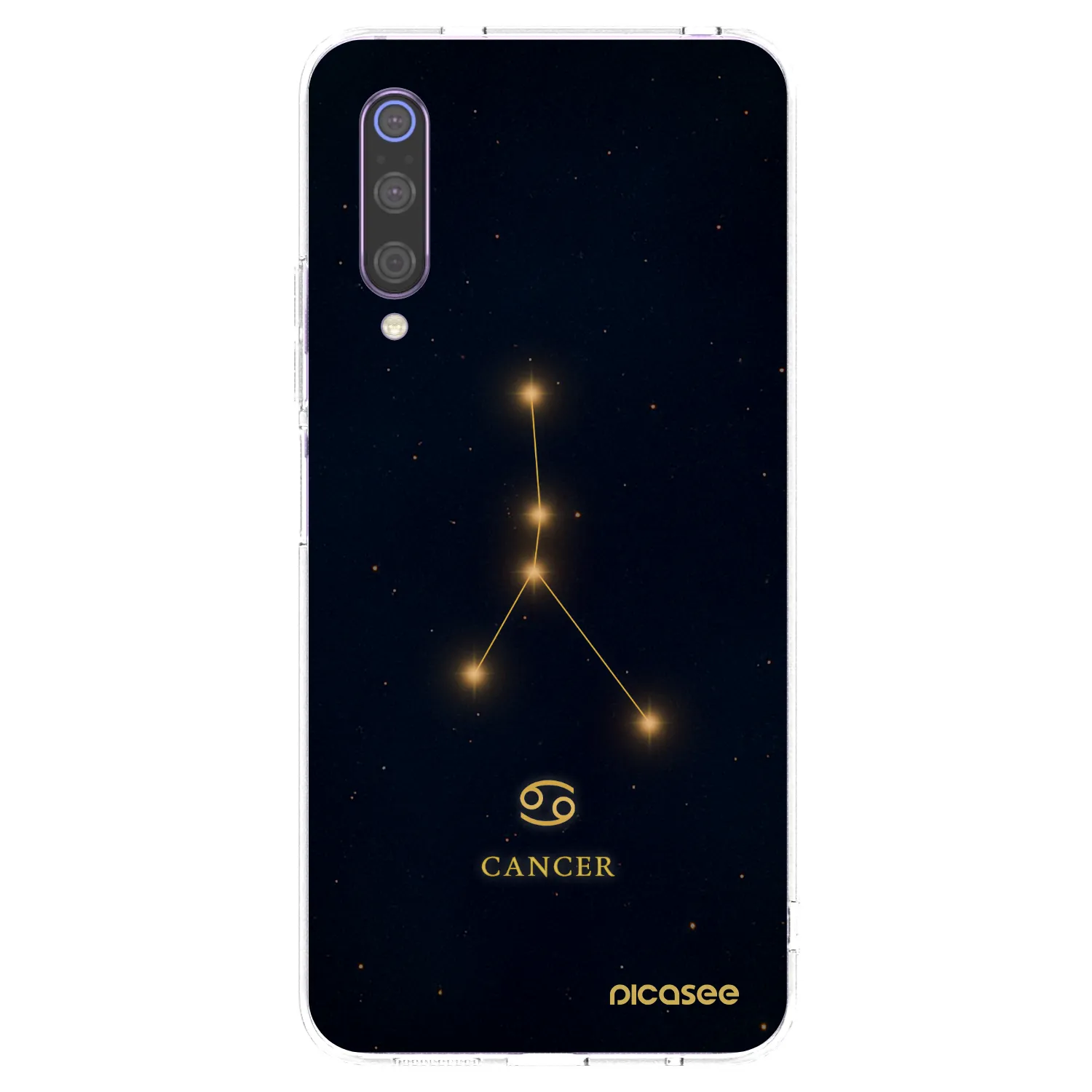 Picasee silikonski prozorni ovitek za Xiaomi Mi 9 - CANCER