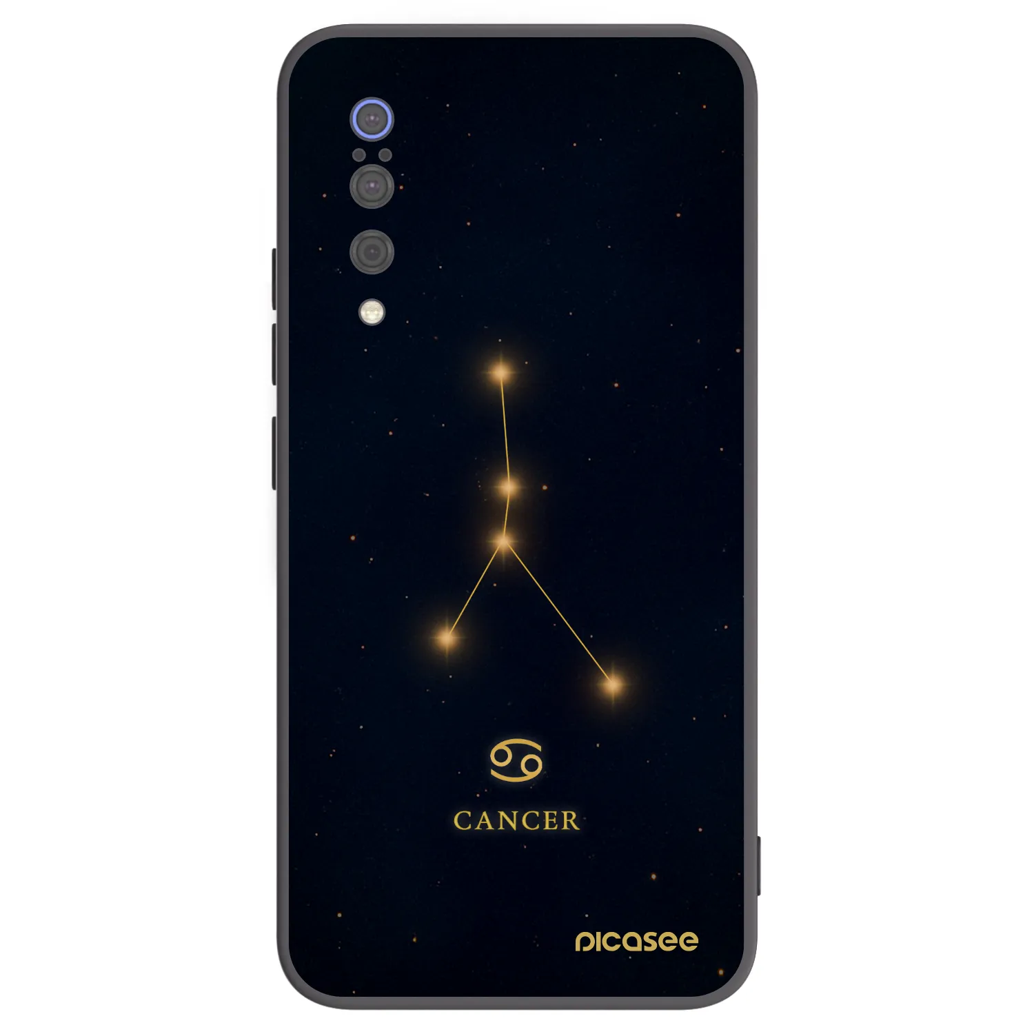 Picasee silikonski črni ovitek za Xiaomi Mi 9 - CANCER