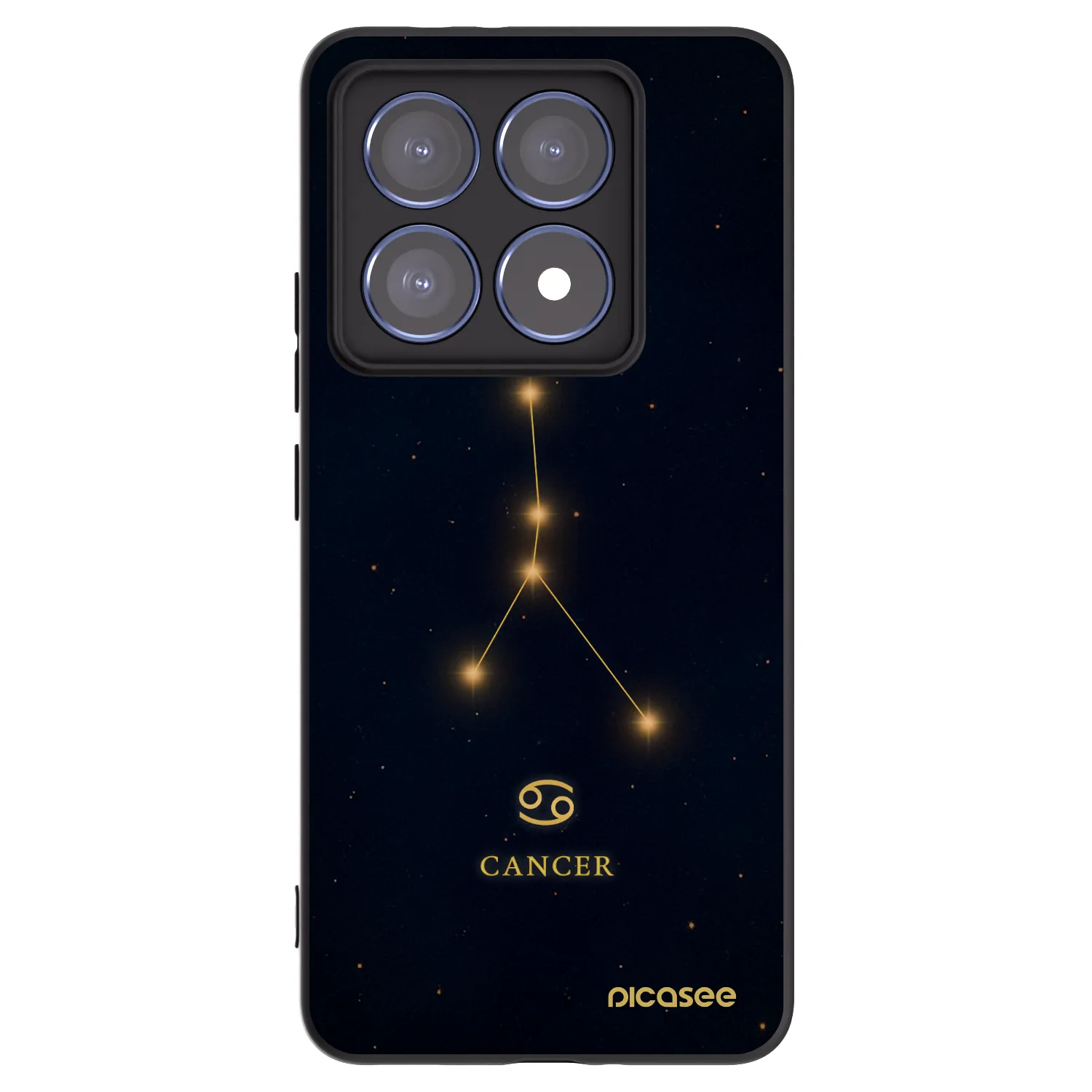 Picasee silikonski črni ovitek za Xiaomi 14T Pro - CANCER