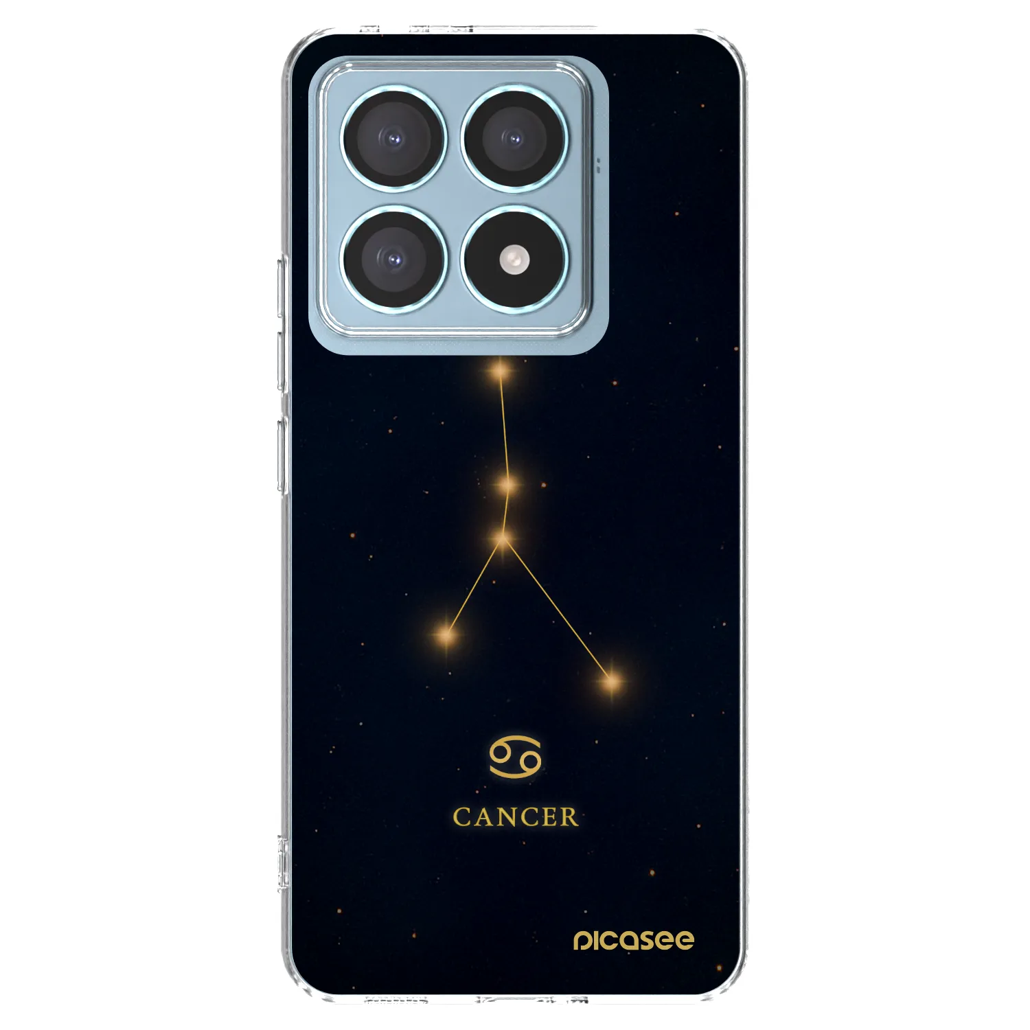 Picasee silikonski prozorni ovitek za Xiaomi 14T Pro - CANCER