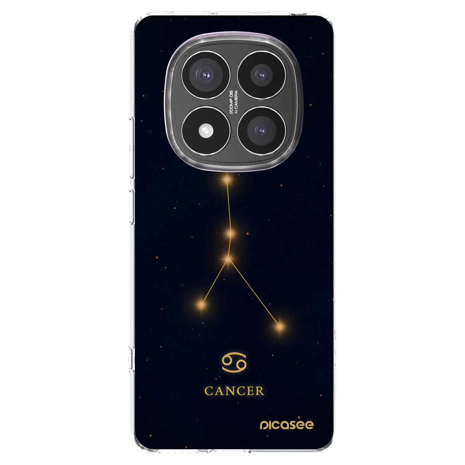 Picasee silikonski prozorni ovitek za Xiaomi Redmi Note 14 Pro+ 5G - CANCER