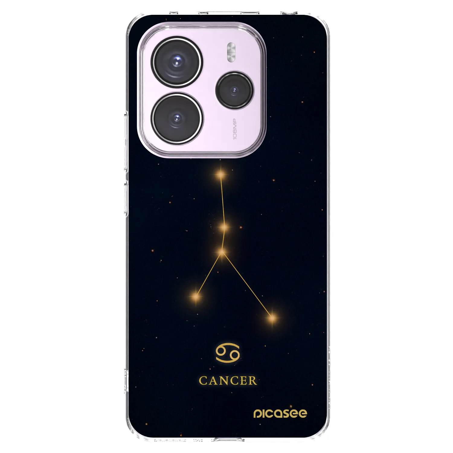 Picasee silikonski prozorni ovitek za Xiaomi Redmi Note 14 5G - CANCER