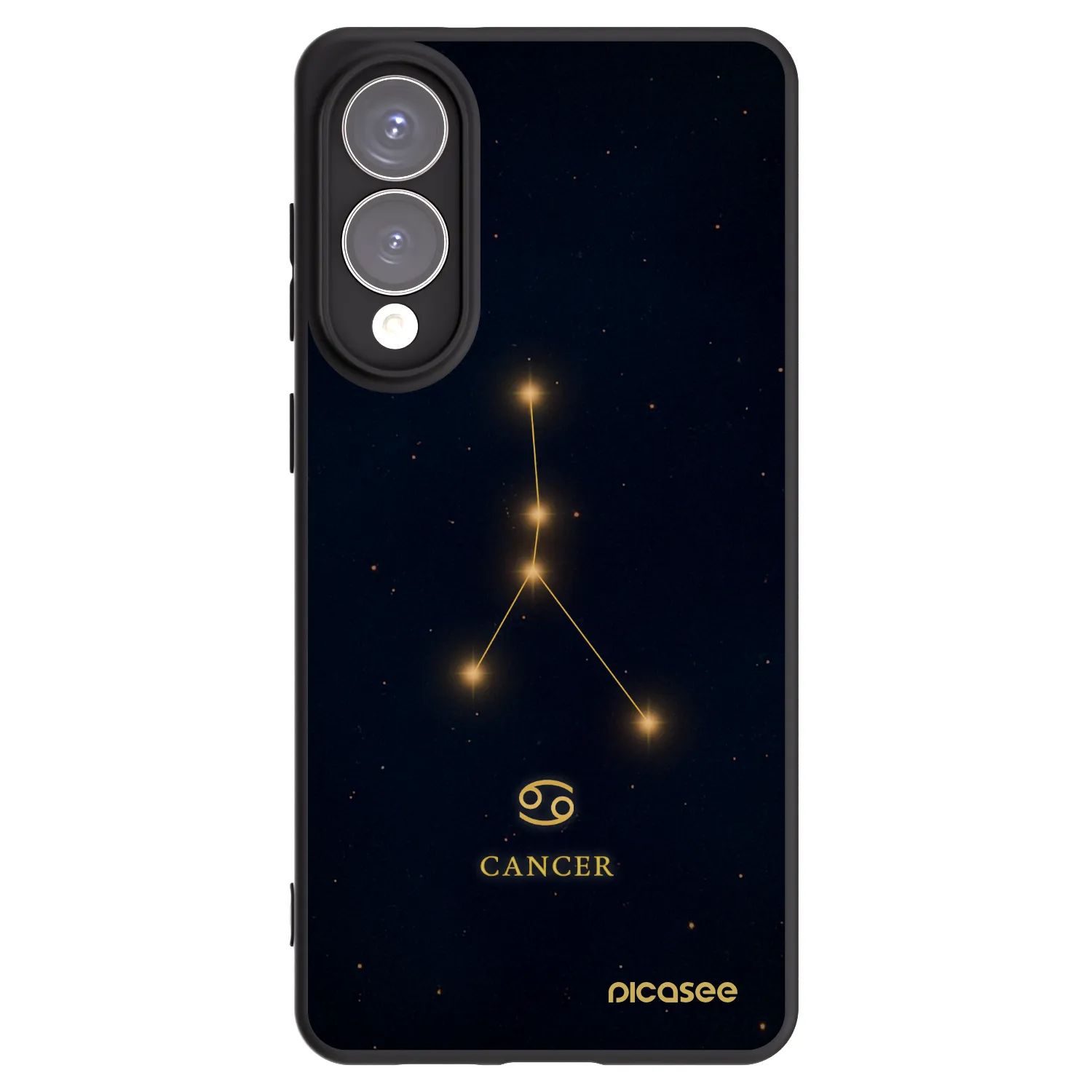 Picasee silikonski črni ovitek za Samsung Galaxy S25 Edge 5G - CANCER