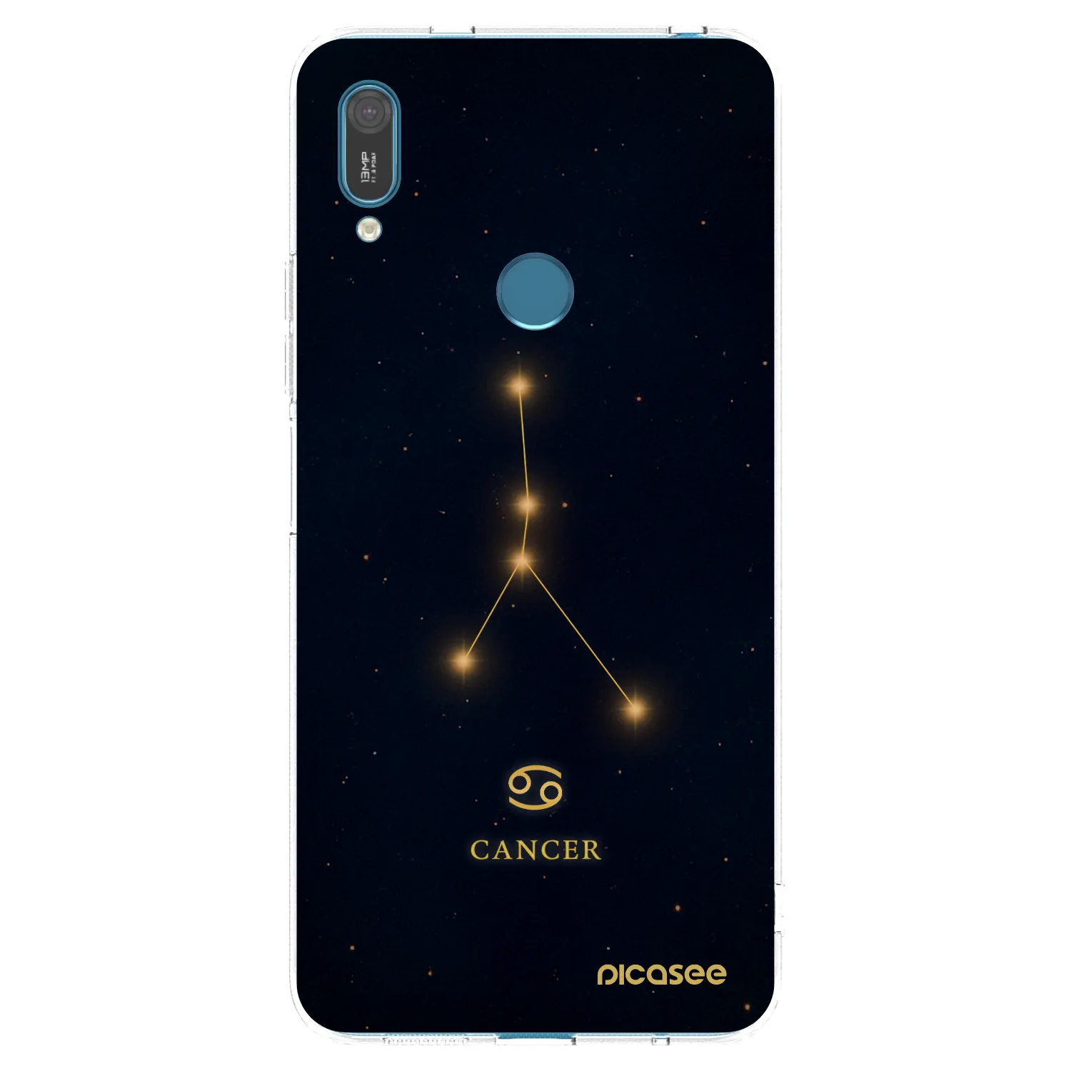 Picasee silikonski prozorni ovitek za Huawei Y7 2019 - CANCER