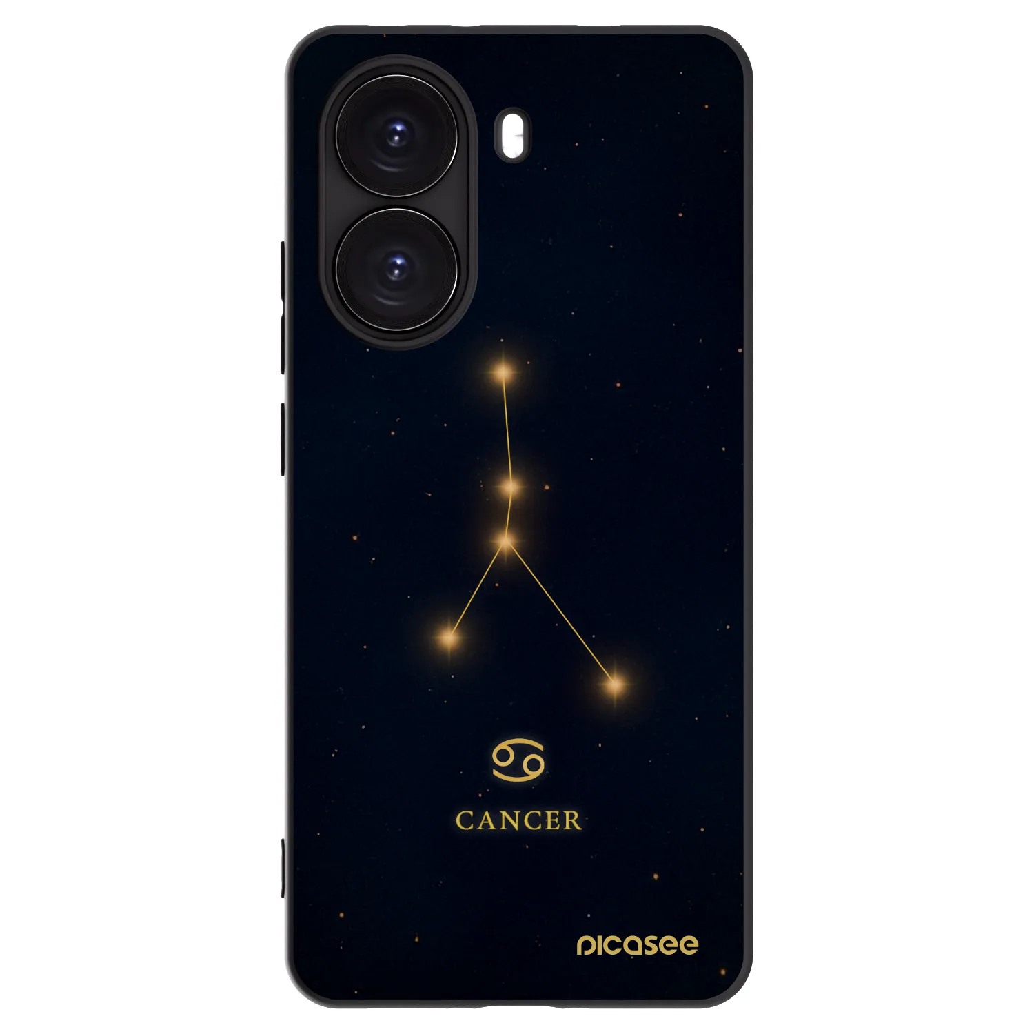 Picasee silikonski črni ovitek za Xiaomi Poco X7 Pro 5G - CANCER