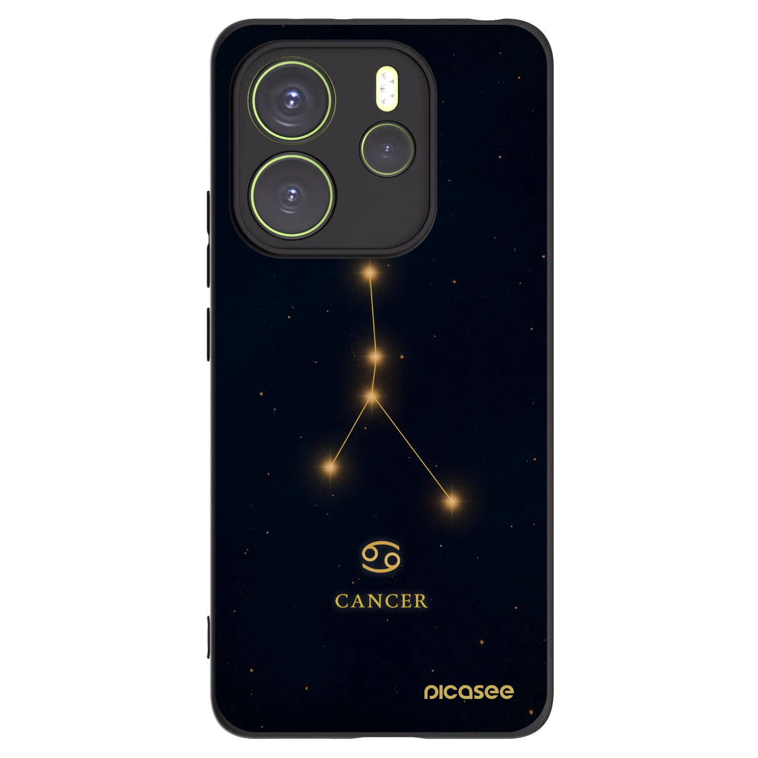 Picasee silikonski črni ovitek za Xiaomi Redmi Note 14 4G - CANCER