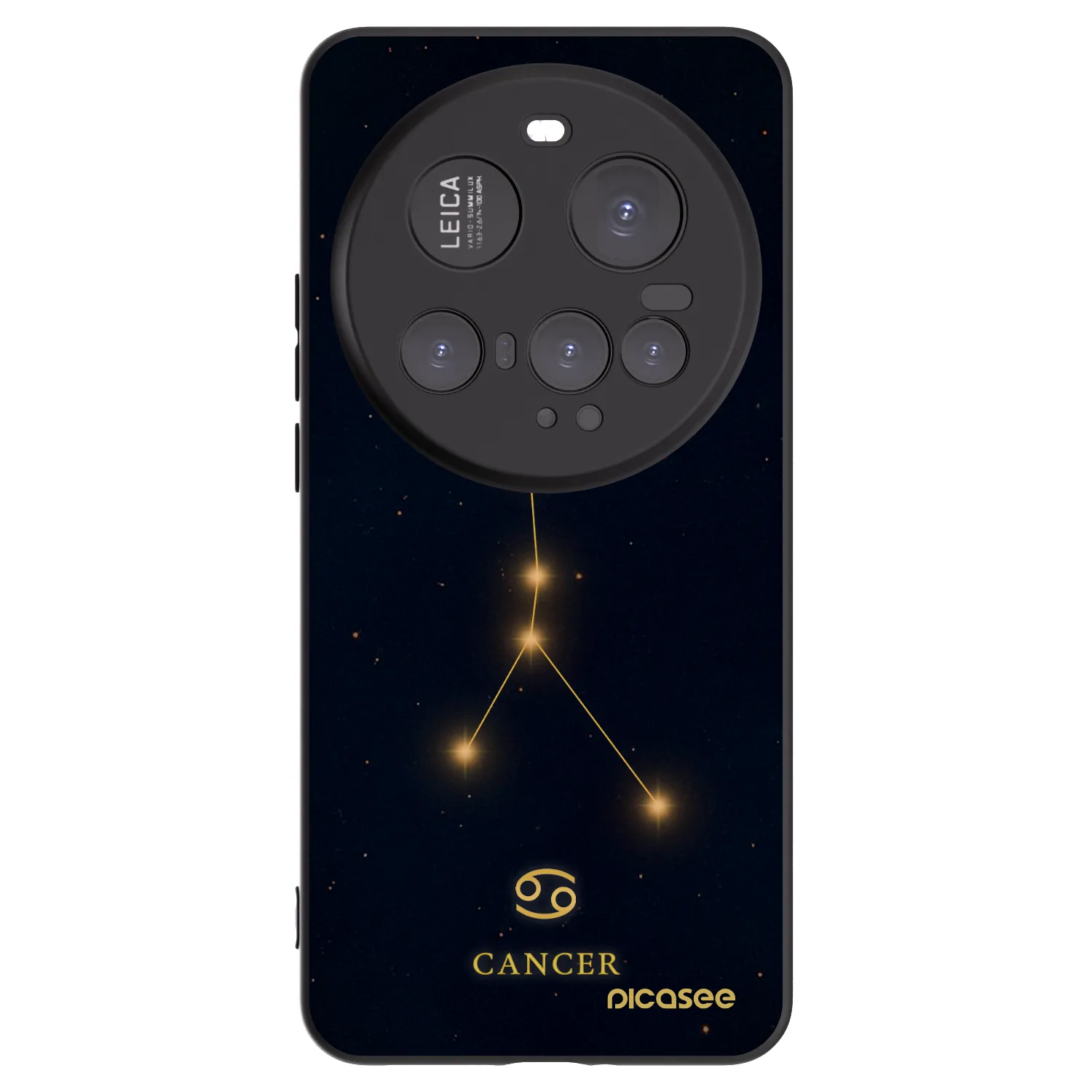 Picasee silikonski črni ovitek za Xiaomi 15 Ultra - CANCER