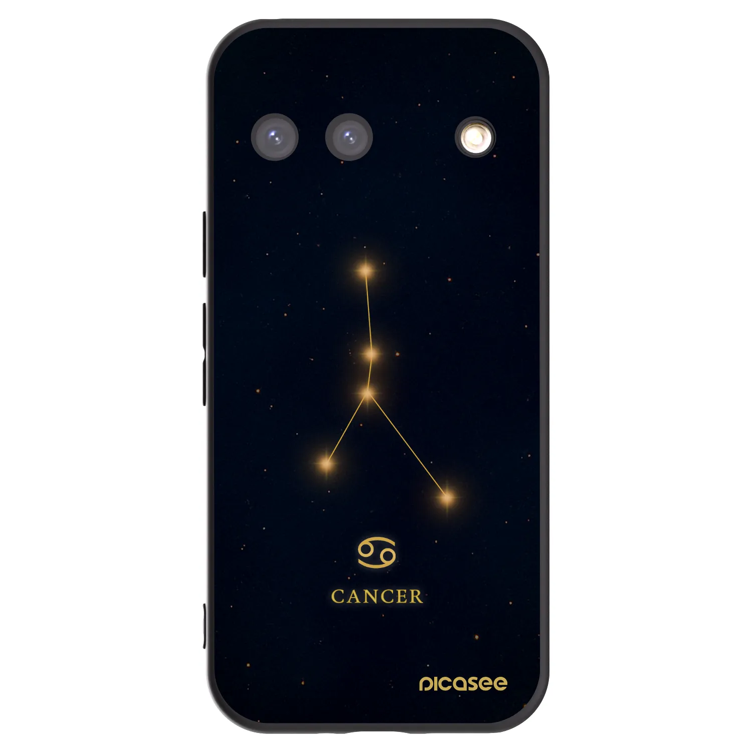 Picasee silikonski črni ovitek za Google Pixel 9 - CANCER