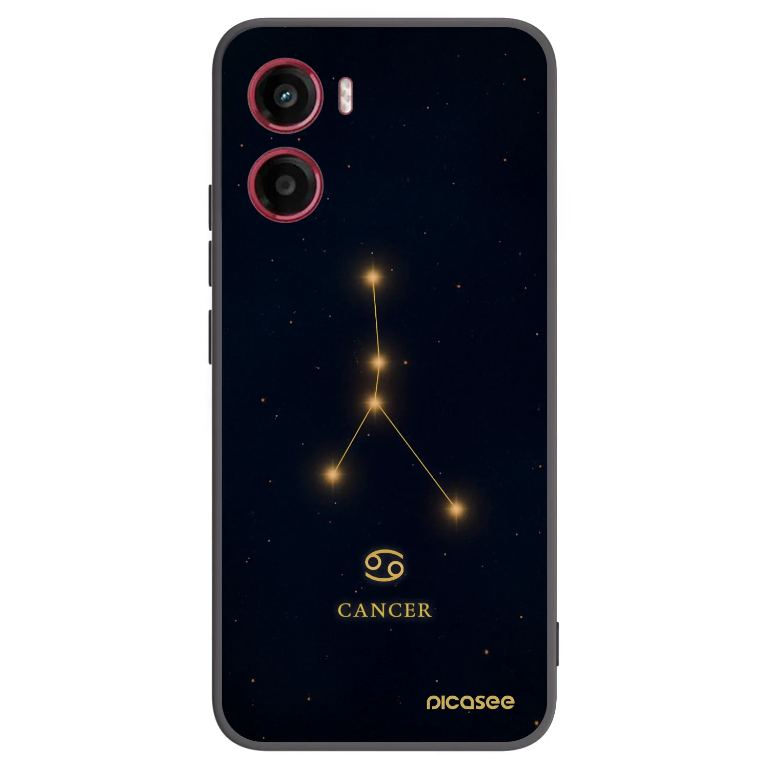 Picasee silikonski črni ovitek za Motorola Moto G05 - CANCER