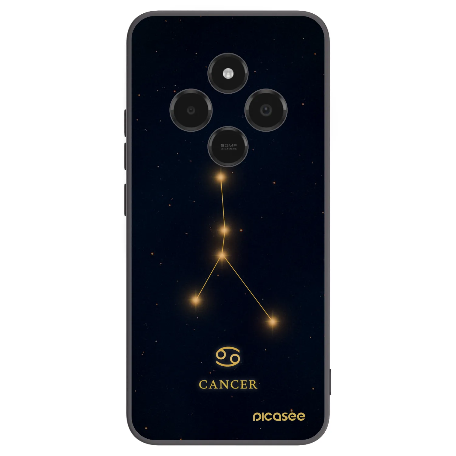 Picasee silikonski črni ovitek za Xiaomi Poco C75 - CANCER