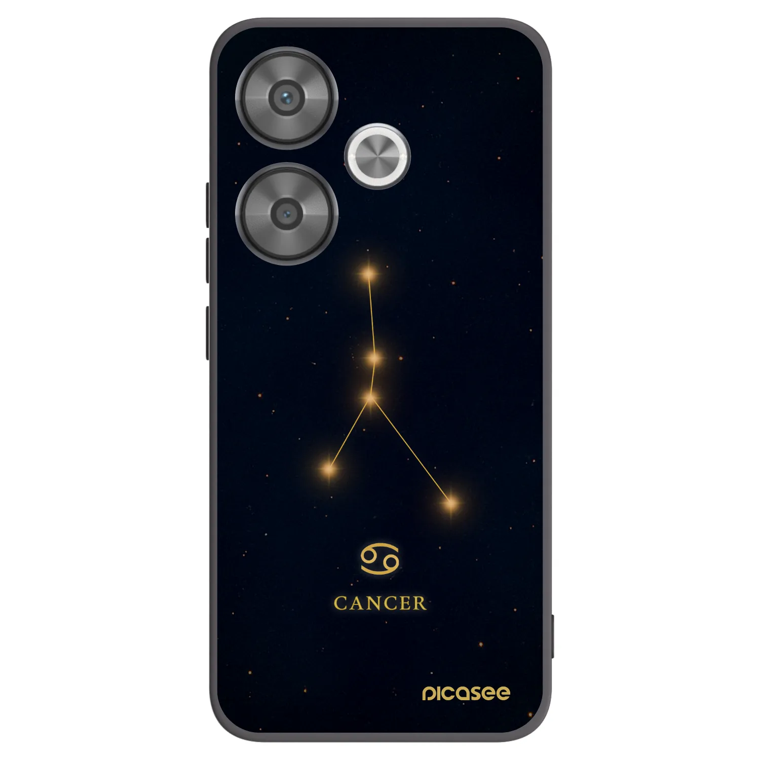 Picasee silikonski črni ovitek za Xiaomi Poco F6 - CANCER