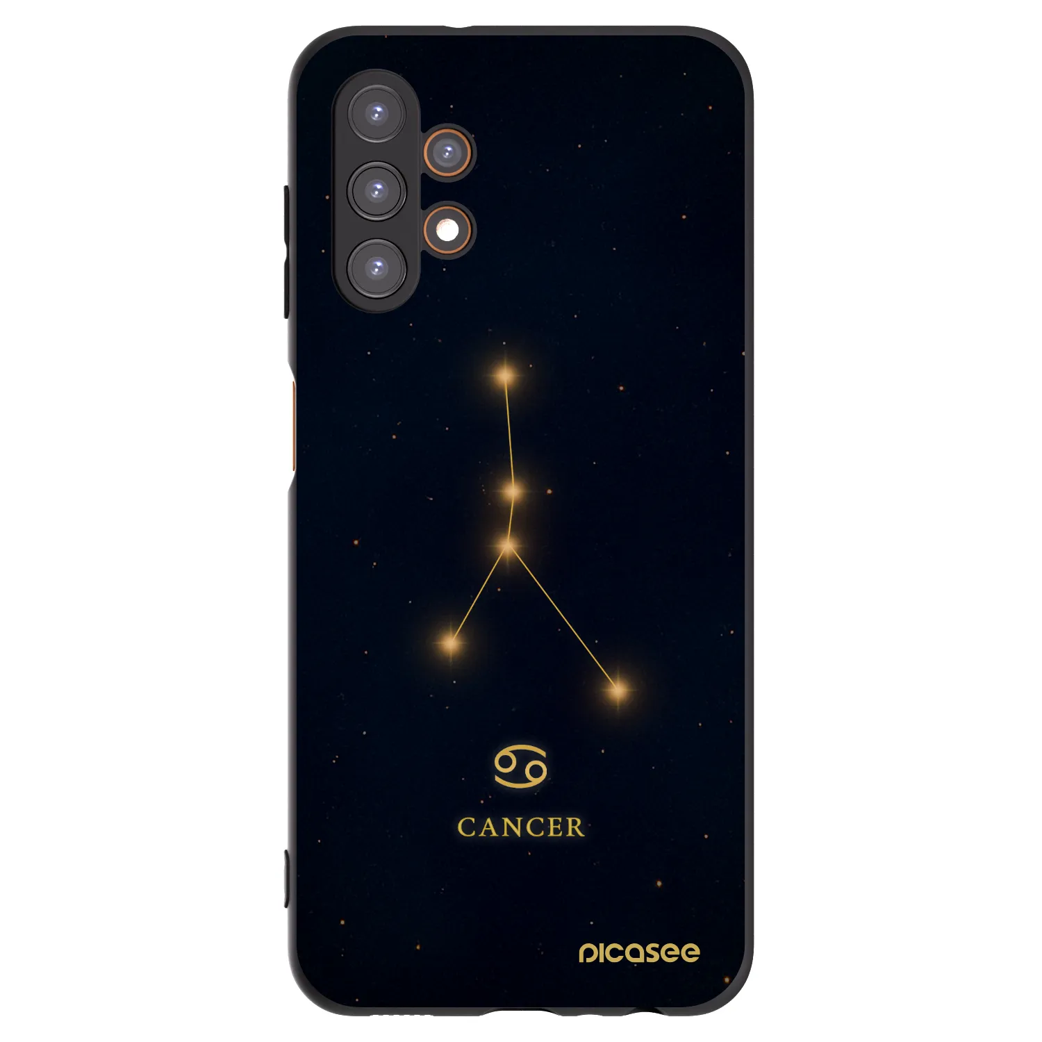 Picasee silikonski črni ovitek za Samsung Galaxy A13 5G - CANCER