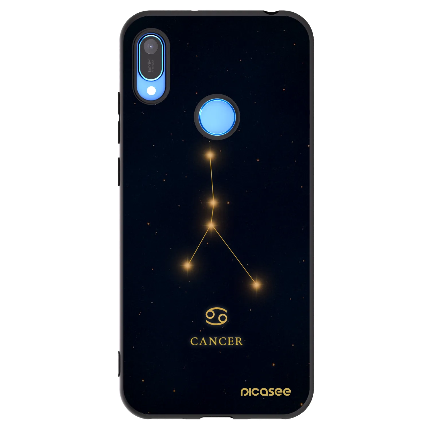 Picasee silikonski črni ovitek za Huawei Y6 2019 - CANCER