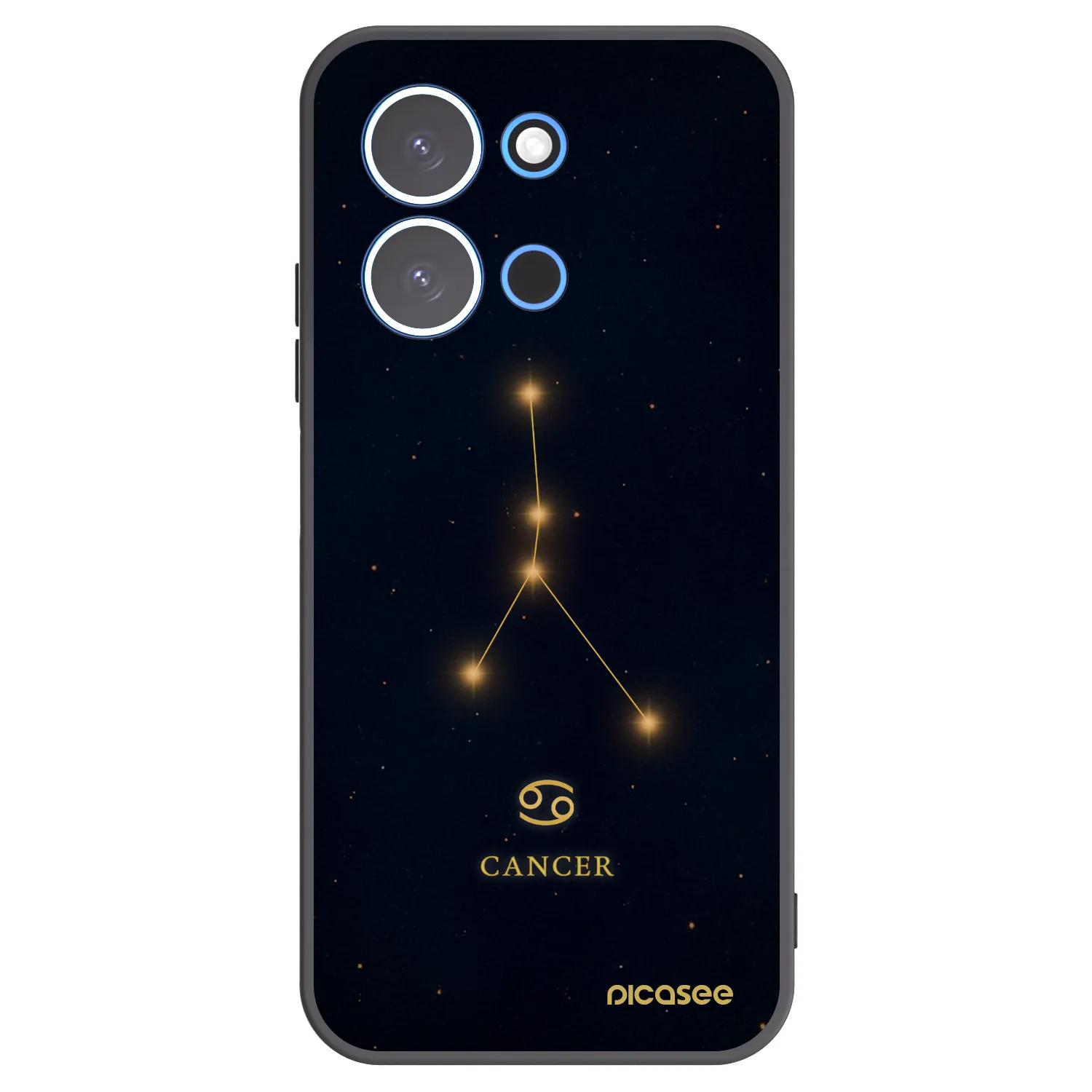 Picasee silikonski črni ovitek za Xiaomi Redmi 15C 4G - CANCER