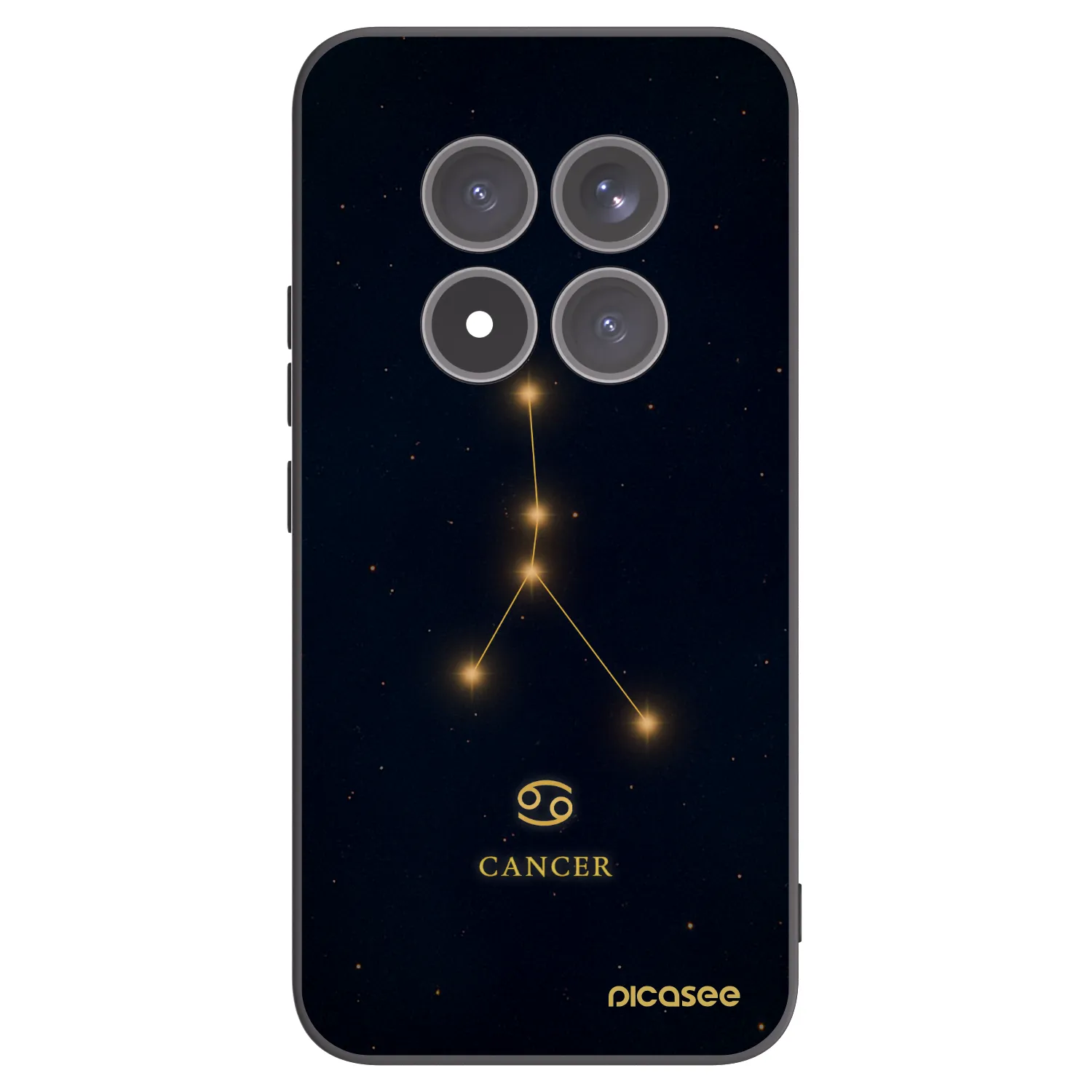 Picasee silikonski črni ovitek za Xiaomi Redmi Note 15 Pro+ - CANCER