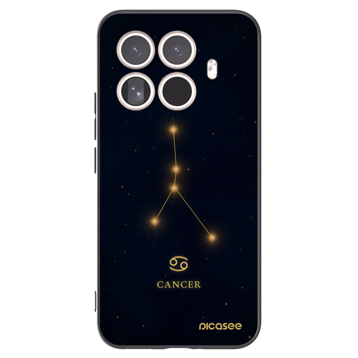 Picasee silikonski črni ovitek za Xiaomi 15T Pro - CANCER
